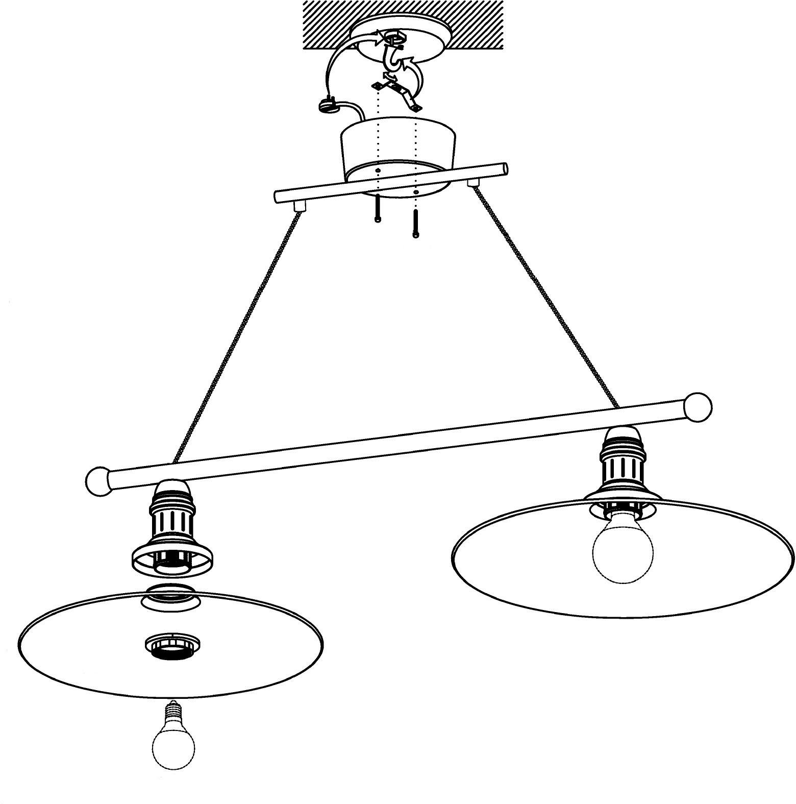EGLO Hanglamp STOCKBURY Hanglicht, hanglamp