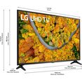 lg lcd-led-tv 50up75009lf, 126 cm - 50 ", 4k ultra hd, smart tv, lg local contrast - hdr10 pro zwart