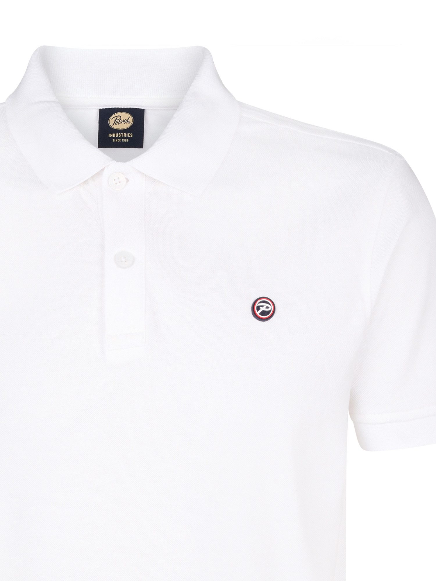 Petrol Industries Poloshirt met geborduurd logo