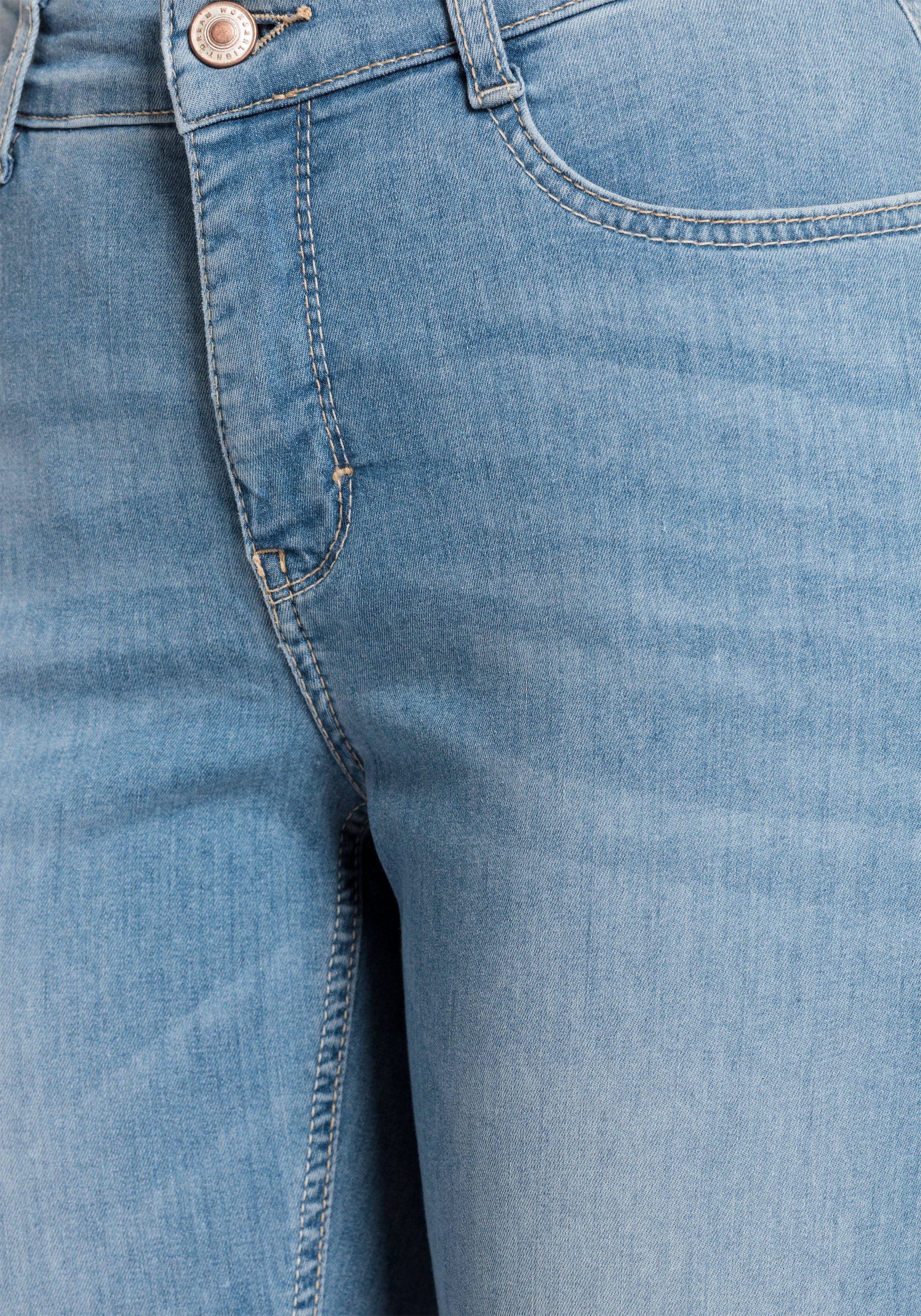MAC Capri jeans Dream-Sum Comfortabele pasvorm met omrolbare zoom