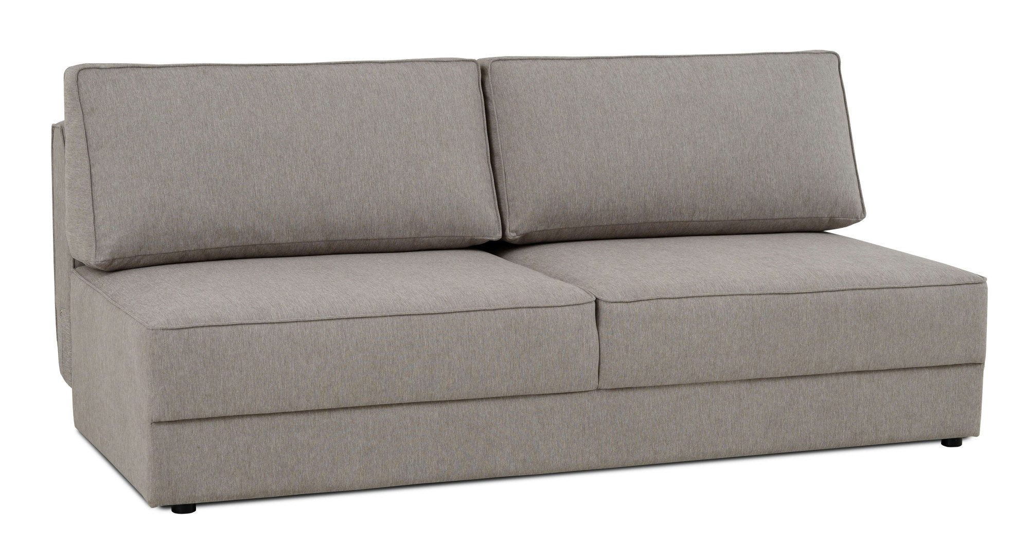 INOSIGN Slaapbank Simonton 3-zits, Breedte 202 cm Ligoppervlak 202x146 cm, incl. bedlade, zachte structuurstof