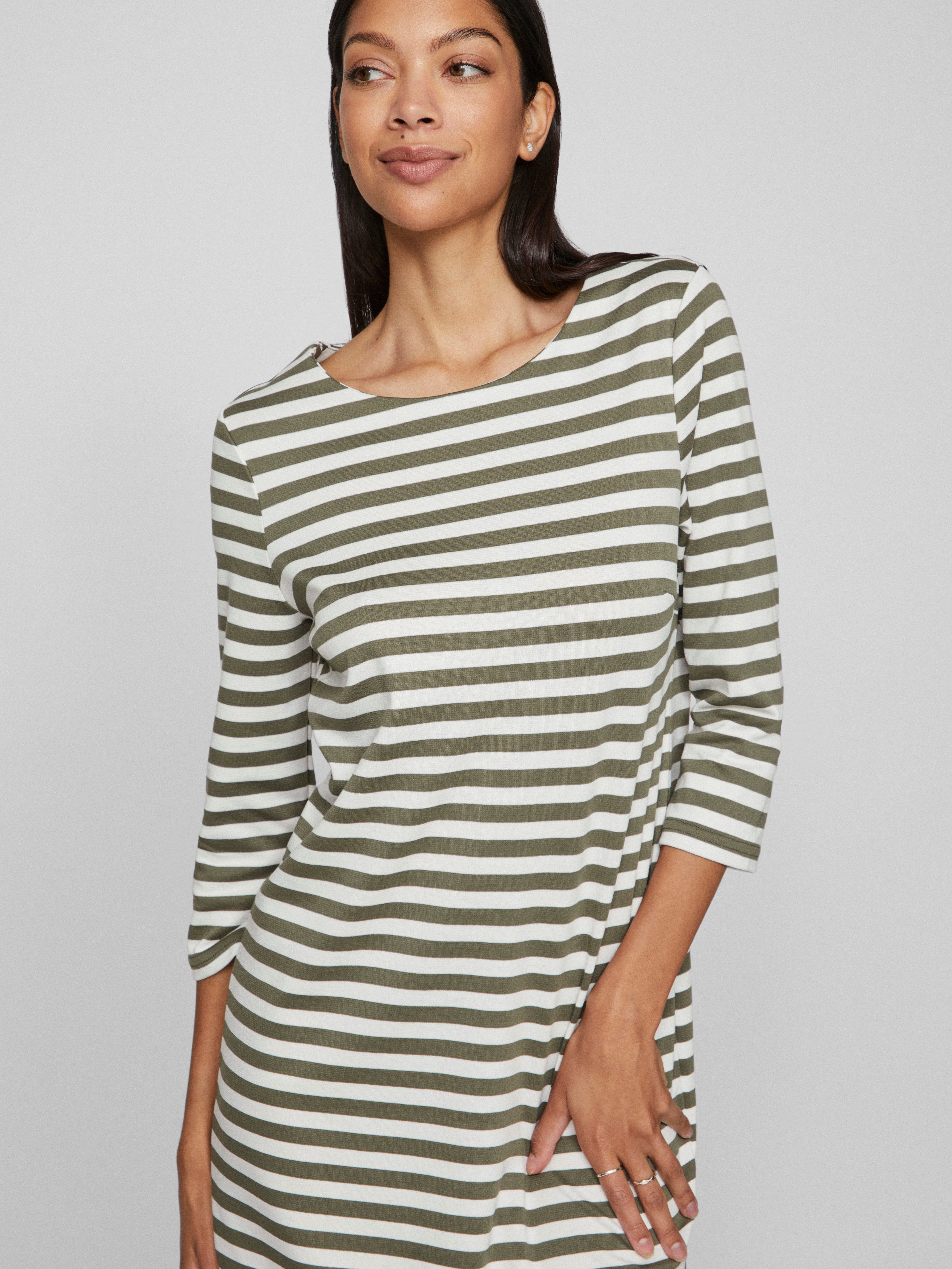 Vila Jerseyjurk VININNY 3 4 O-NECK DRESS LC