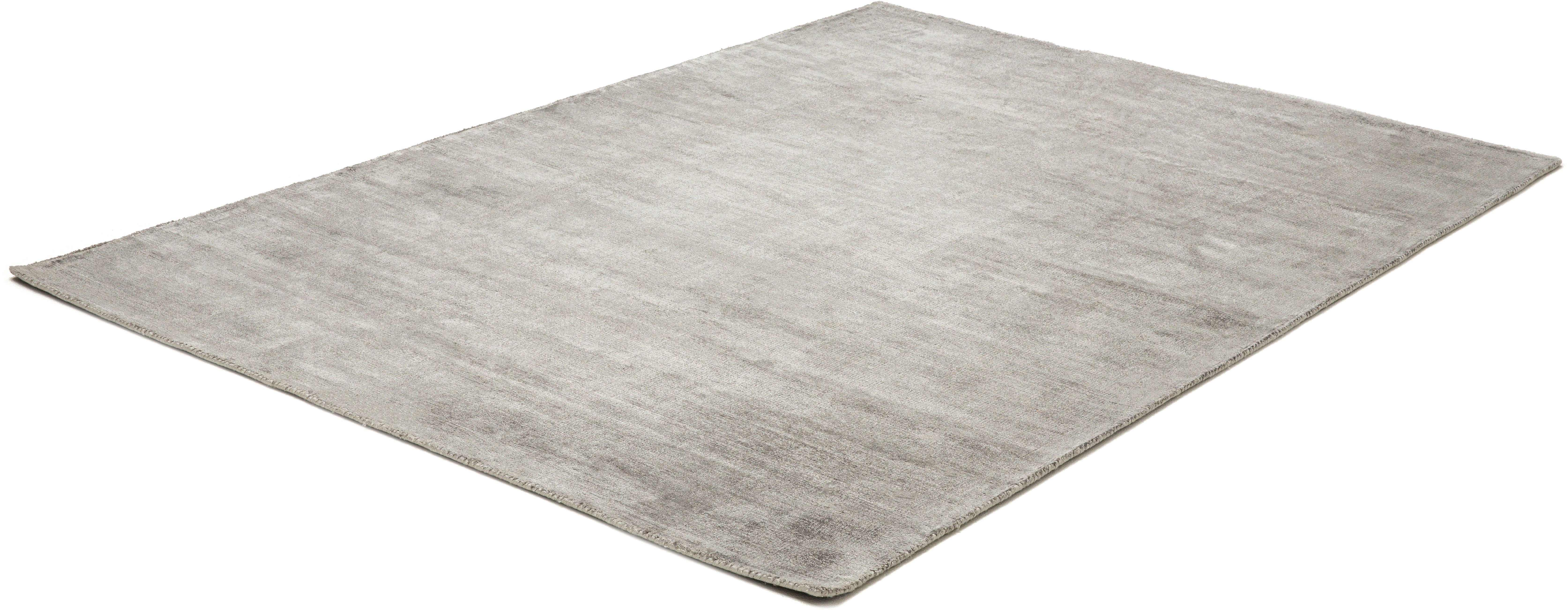 TOM TAILOR HOME Vloerkleed Shine uni Handgeweven vloerkleed, 100% viscose, met de hand geweven, met elegante glans