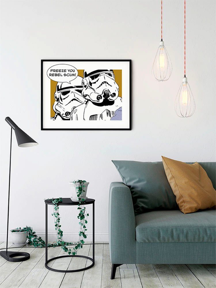 Komar Wanddecoratie Star Wars Classic stripverhaal aandeel Stormtrooper (1 stuk)