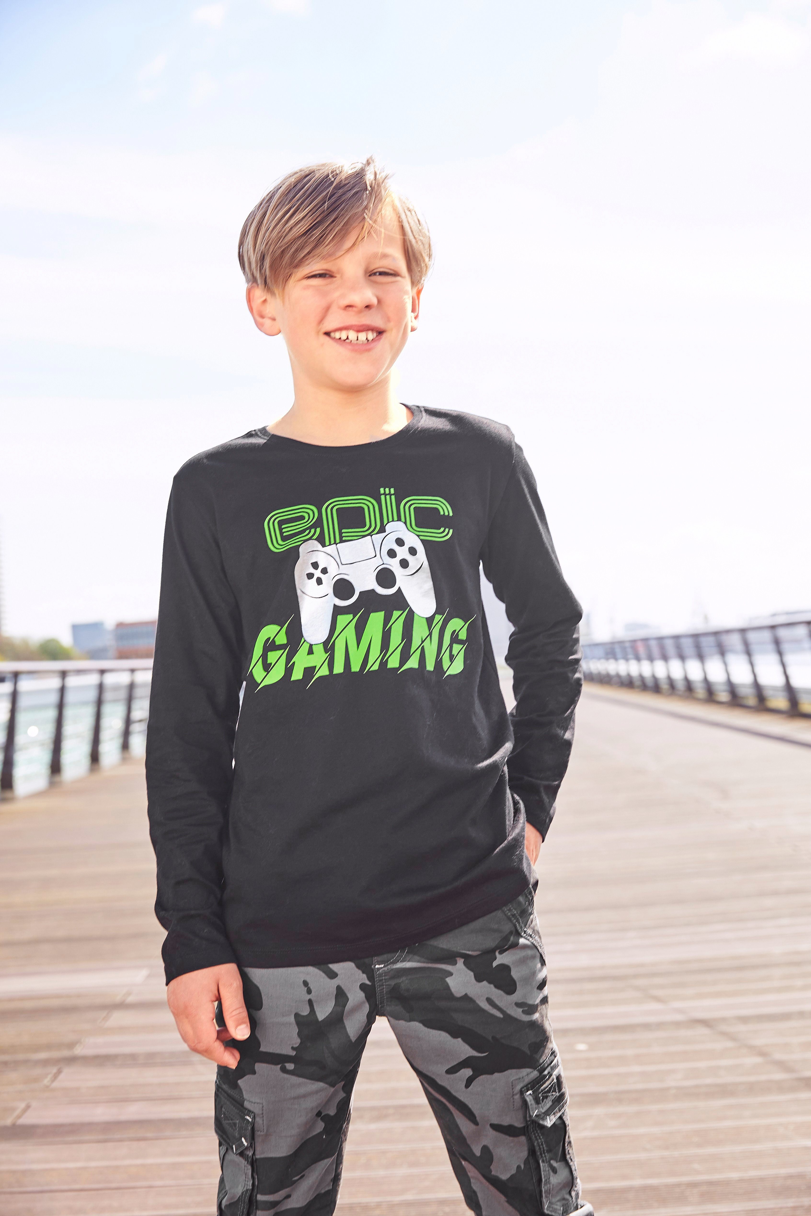 KIDSWORLD Shirt met lange mouwen EPIC GAMING