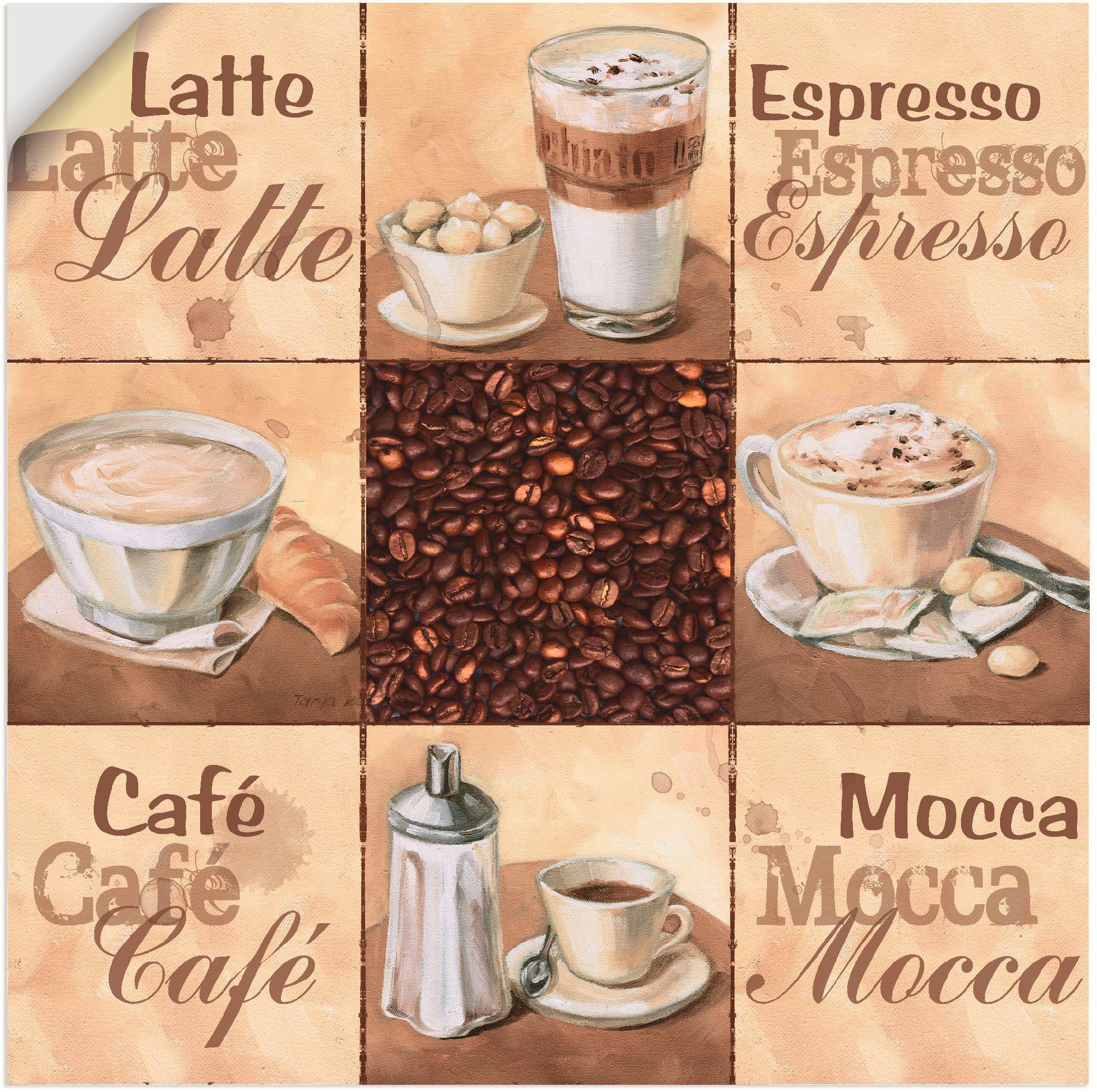 Artland artprint Kaffee Collage II