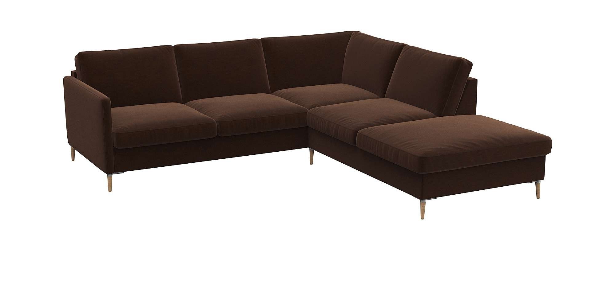FLEXLUX Hoekbank Fiore, L-vorm, super comfortabel door koudschuim in de zitting