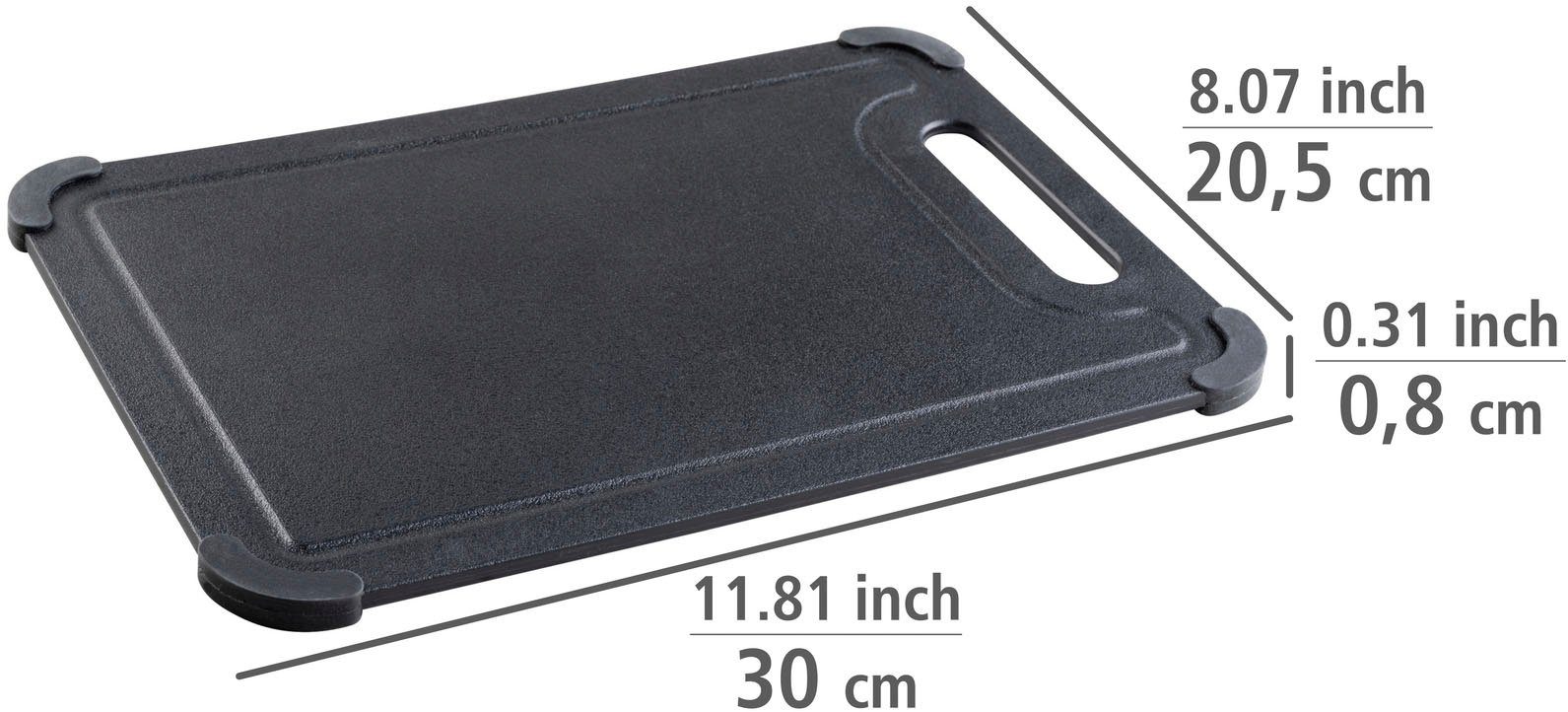WENKO Snijplank Model Peet (set, 2 stuks)
