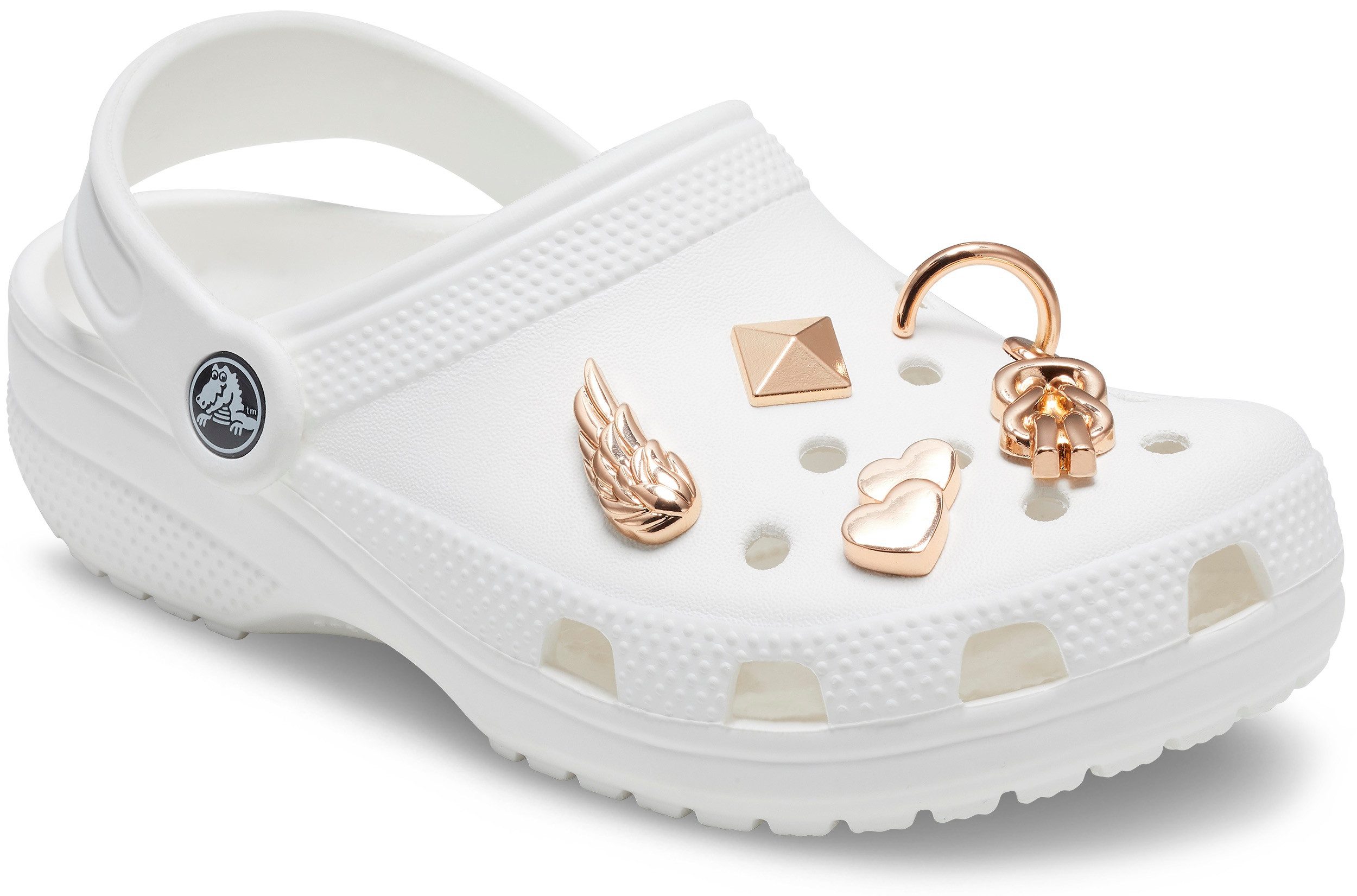Crocs Schoenbutton Jibbitz - Elevated Gold Gurl , schoen charms in stijlvol ontwerp (set, 5-delig, Geen speelgoed. Niet geschikt voor kinderen jonger dan 3 jaar)