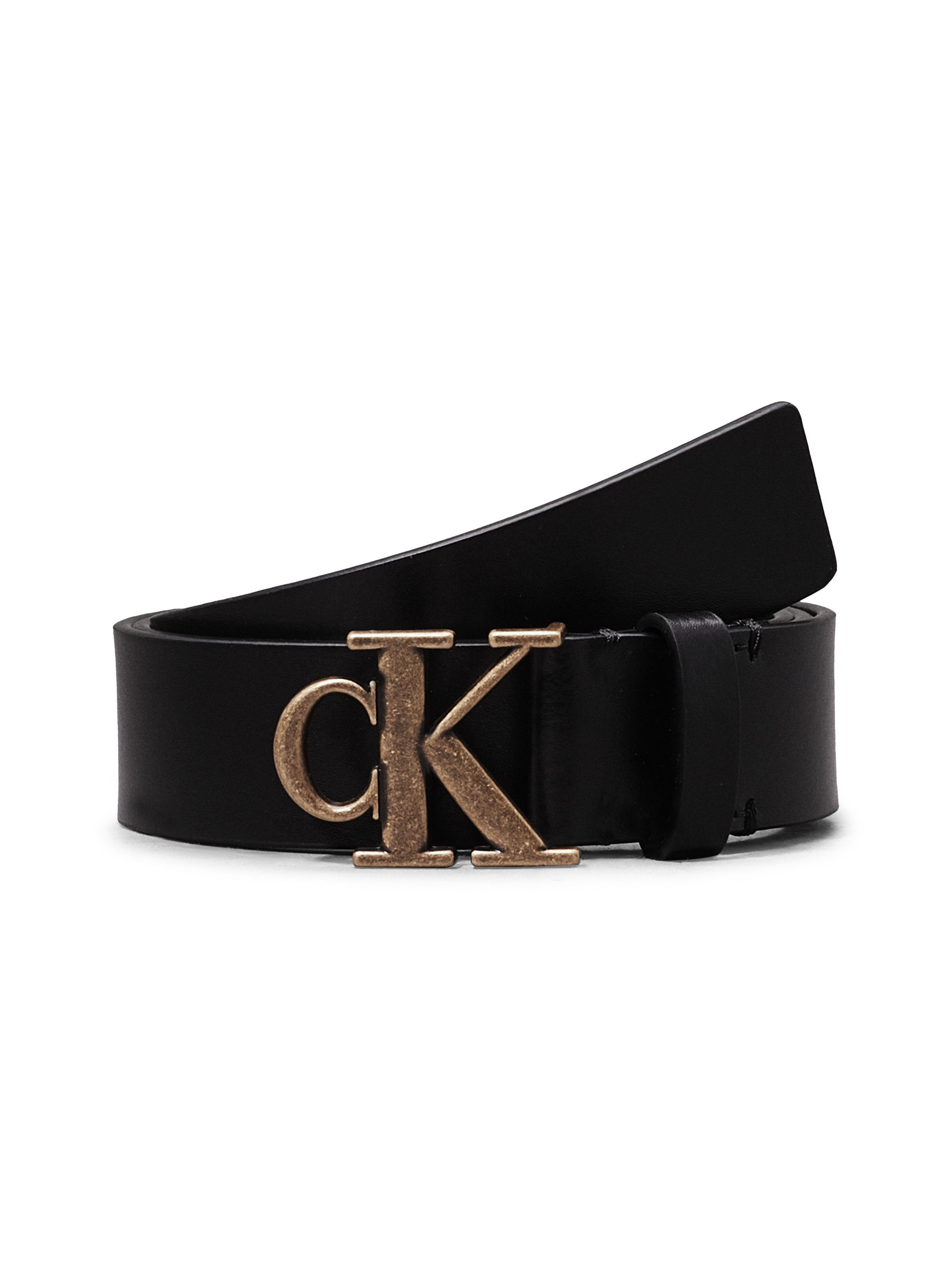 Calvin Klein Leren riem MONO PLAQUE LTHR BELT 30MM