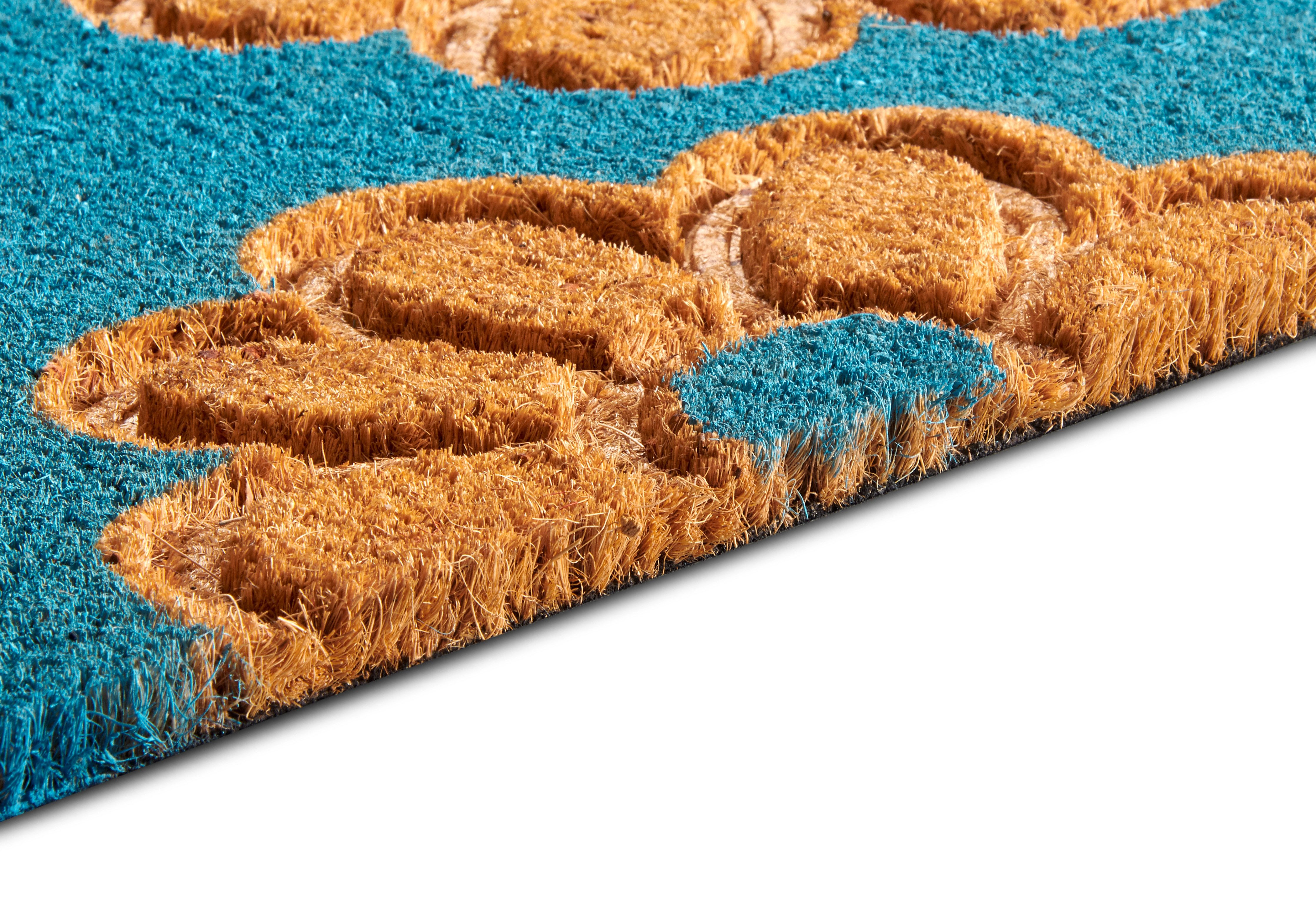 HANSE Home Mat Mix Mats Kokos Flowers, deurmat Slijtvast, onderhoudsvriendelijk, robuust, weerbestendig, UV-bestendig