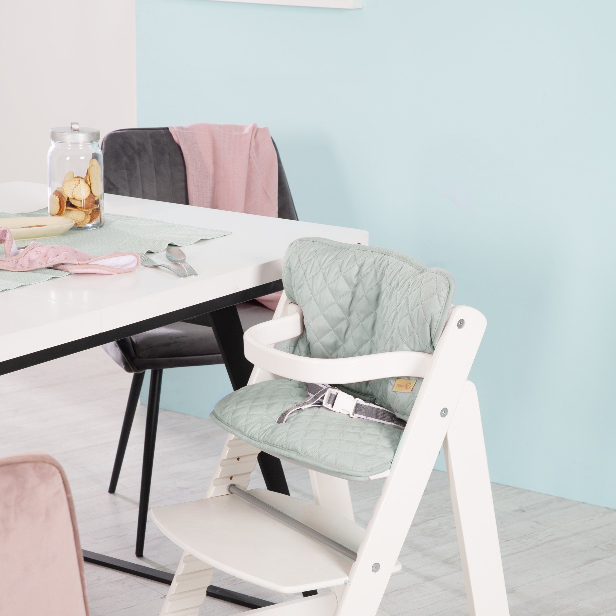 Roba® Stoelverkleiner Style voor roba meegroeistoel (2-delig)