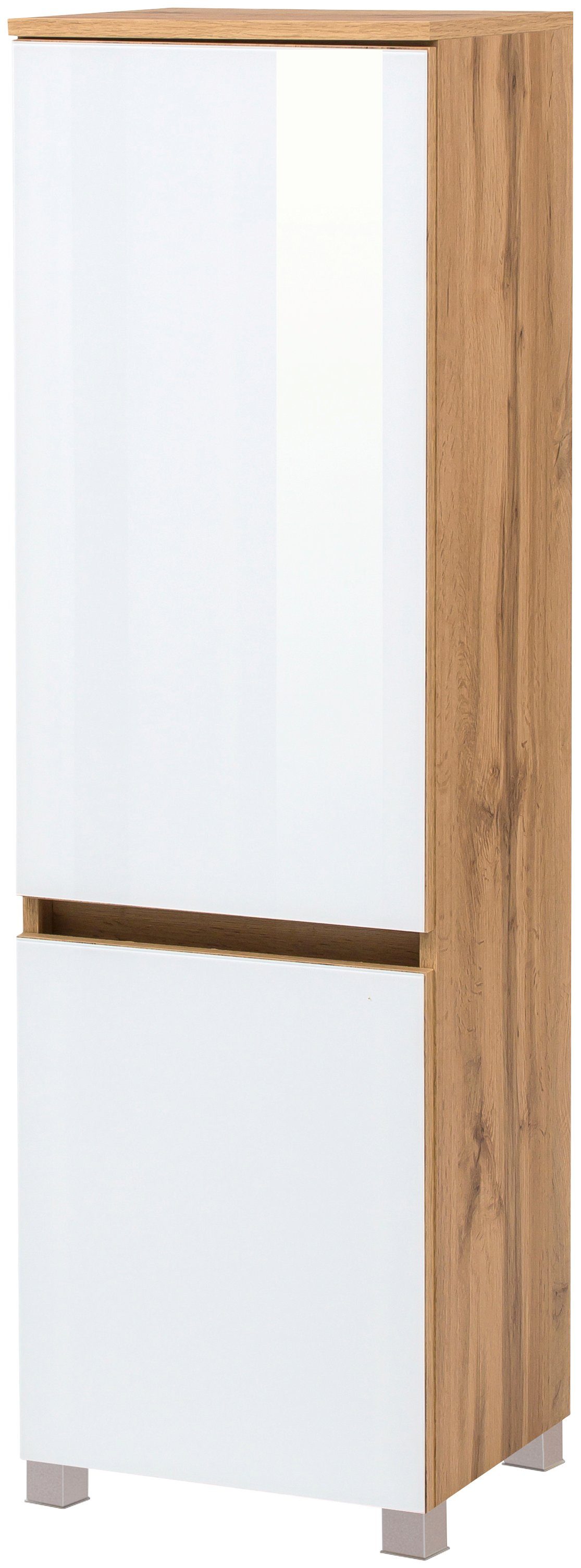 welltime Halfhoge kast Horki 40 cm breed halfhoge kasten wit