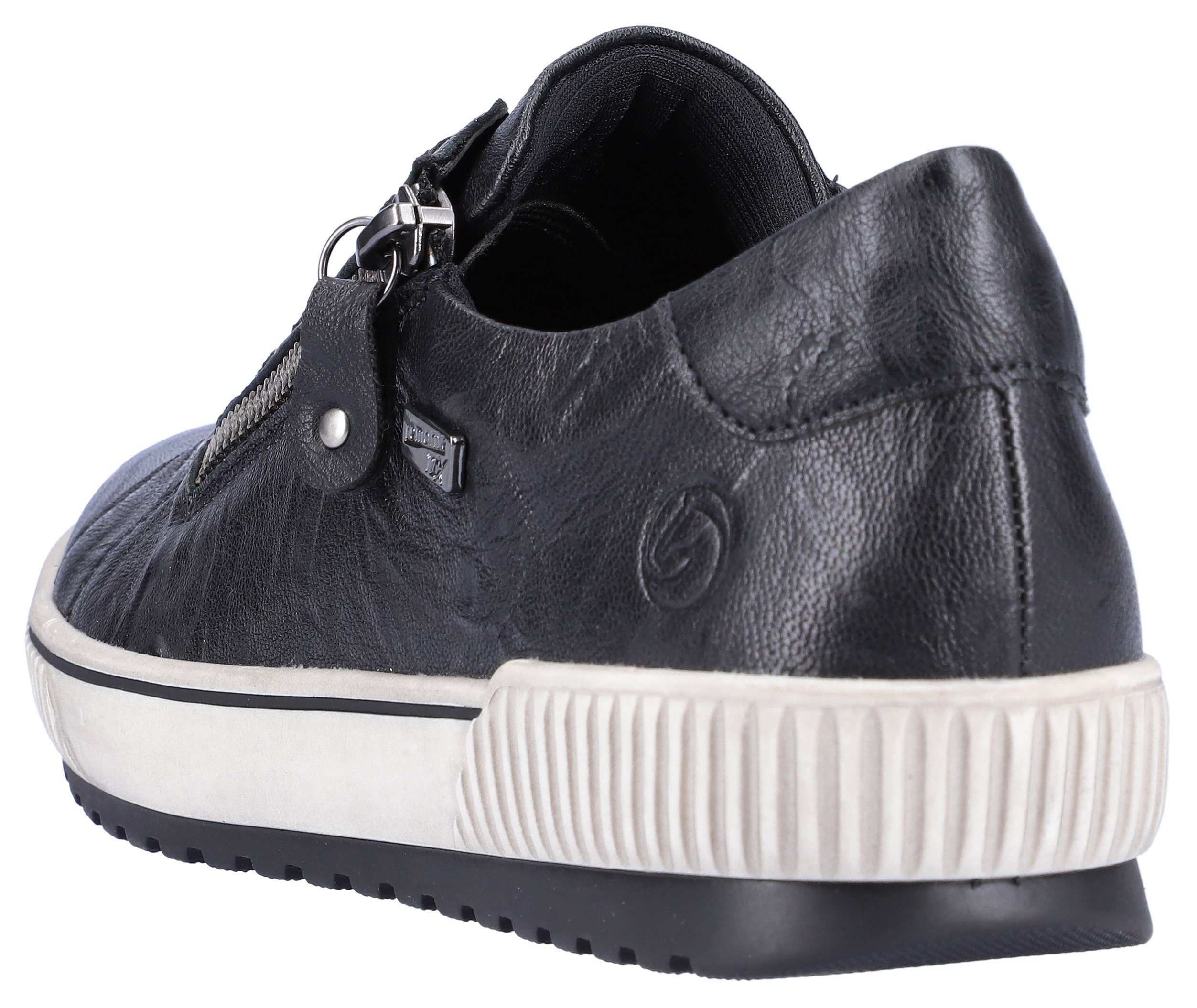 Remonte Plateausneakers vrijetijdsschoen, lage schoen, veterschoen met buitenrits
