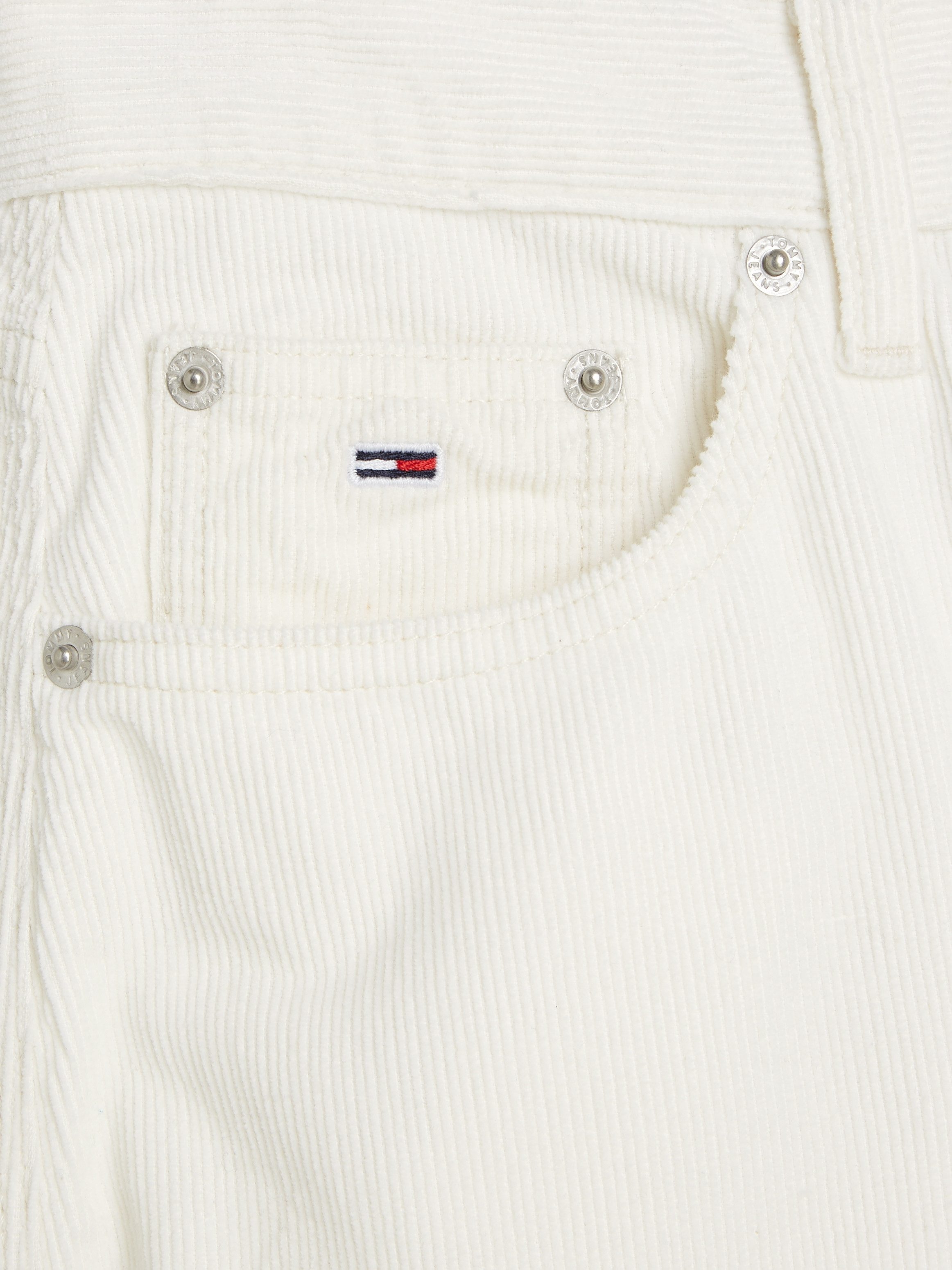 TOMMY JEANS Cordbroek TJW CLAIRE FINE CORD PANT van fijn cord in 5-pocket-stijl