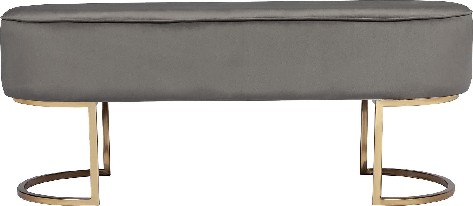Kayoom Zitbank Pera 225, elegante uitstraling door goudkleurige frame, comfortabele bekleding (1 stuk)