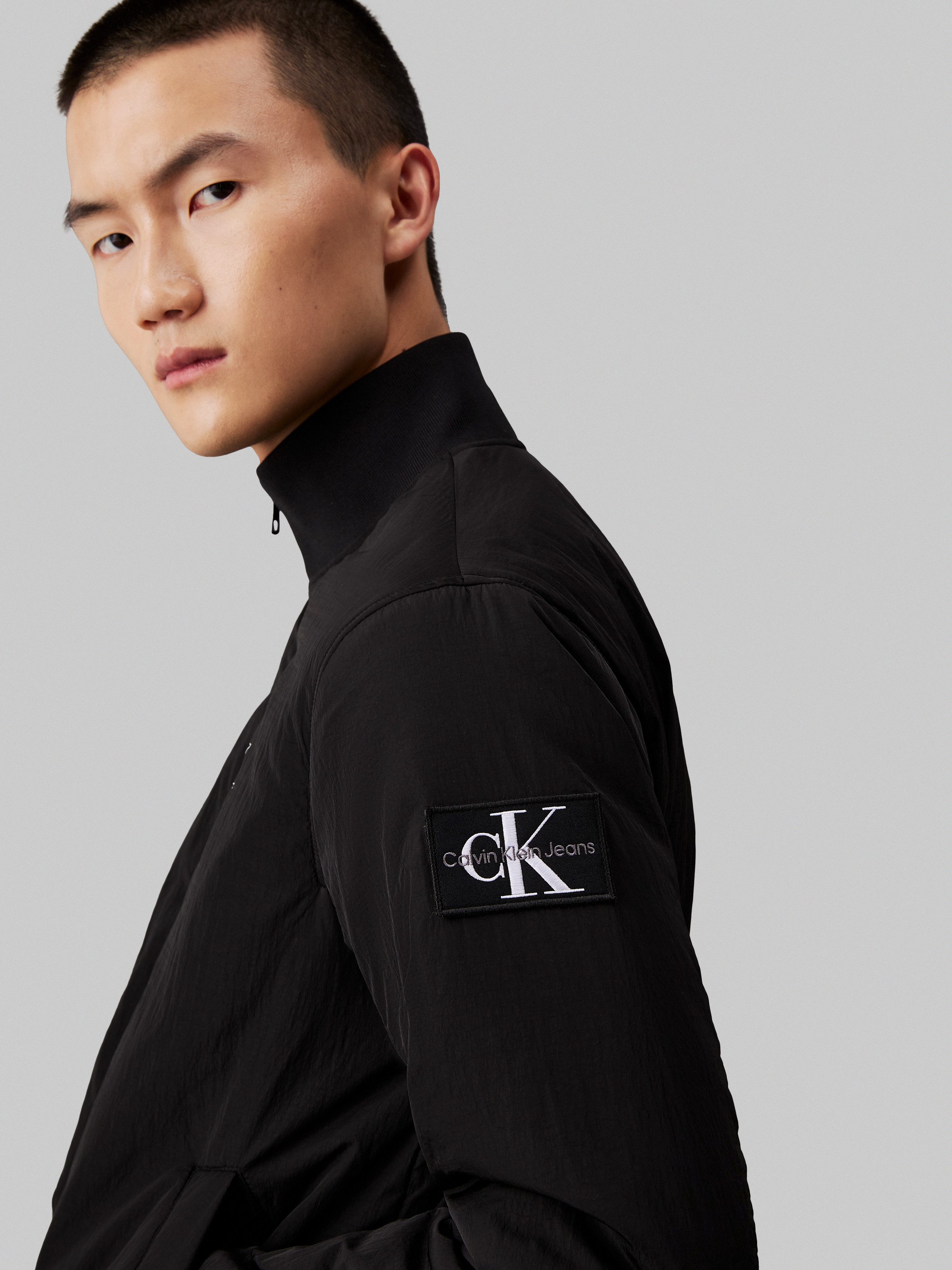 Calvin Klein Blouson PADDED HARRINGTON met gestempeld logo