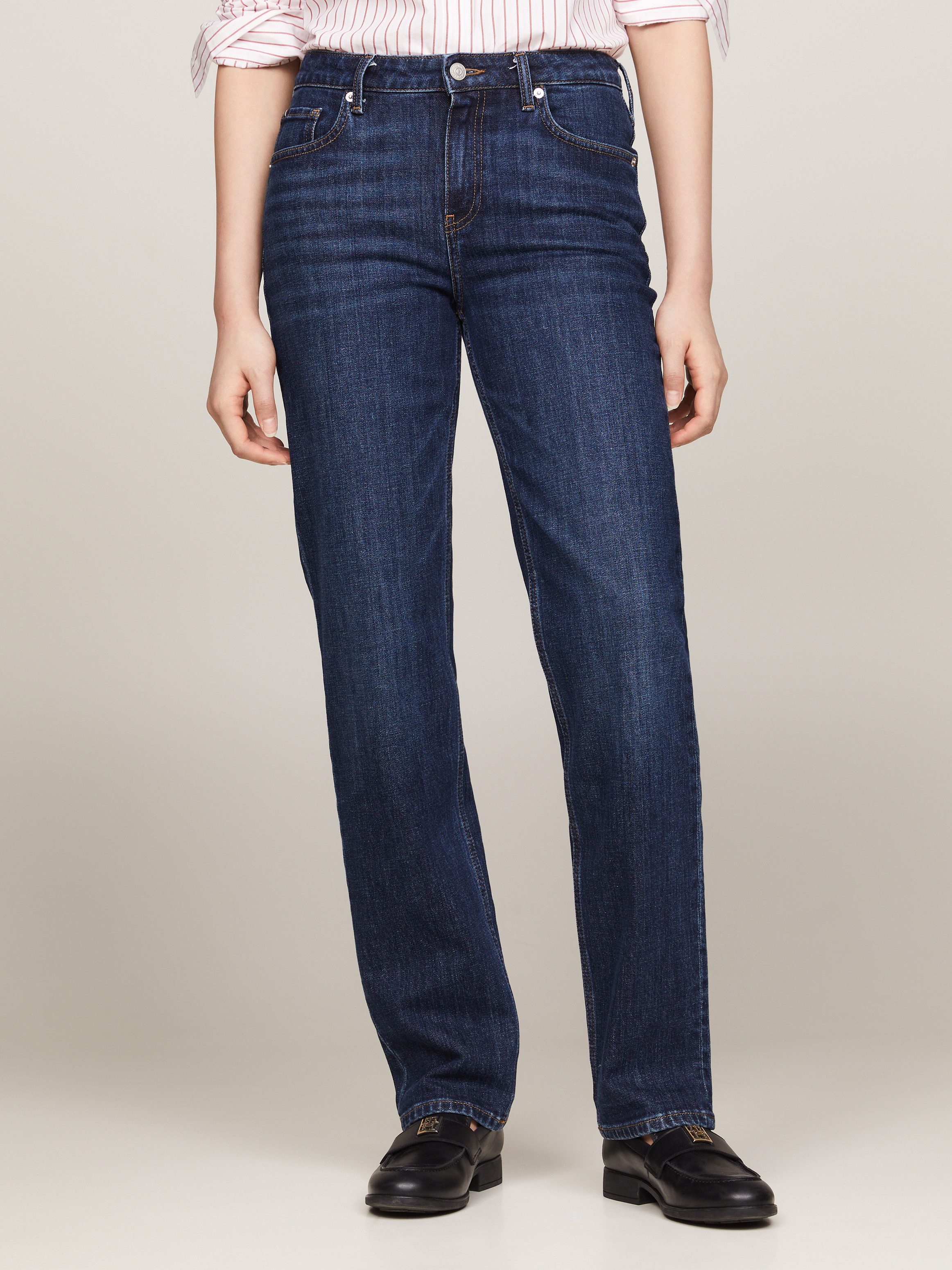Tommy Hilfiger Straight jeans CLASSIC STRAIGHT RW STAY BLACK