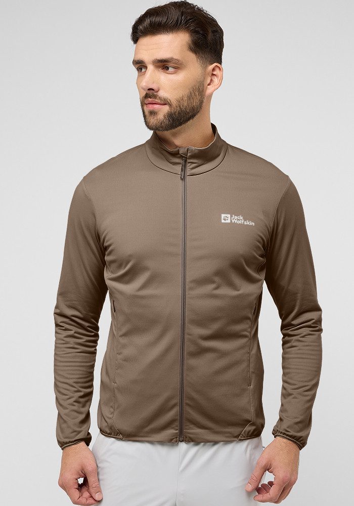 Jack Wolfskin Prelight Trail FZ Men Functioneel jack met lange mouwen Heren 2XL cold coffee cold coffee