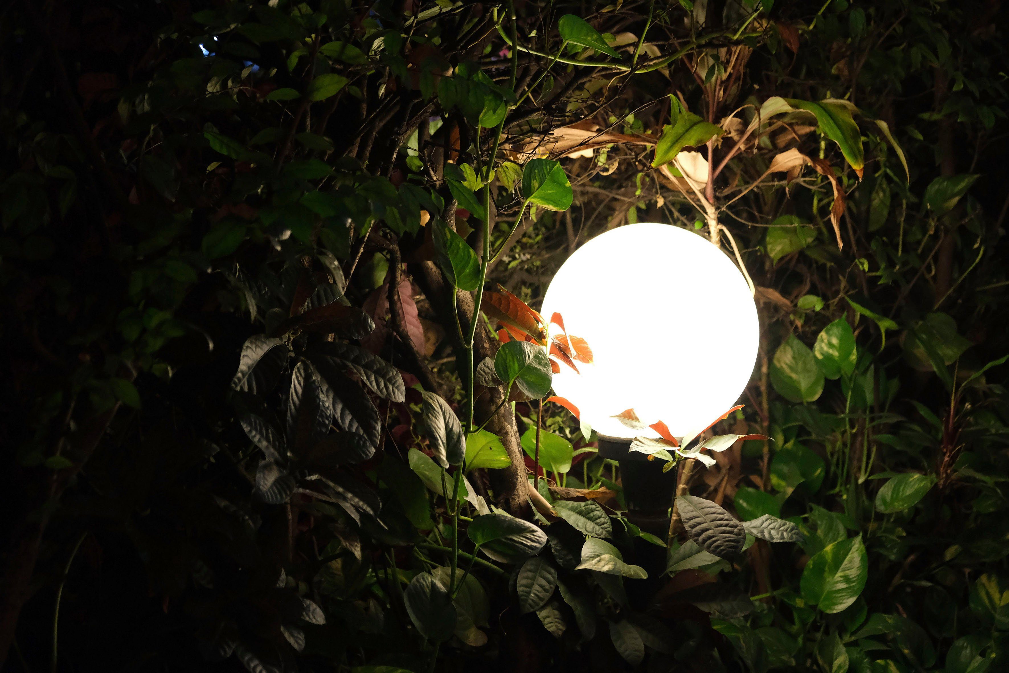 näve Bollamp BALL Kunststof, wit/opaal, d: 30 cm, spit zwart, excl. 1 x E27 max. 40 W (1 stuk)