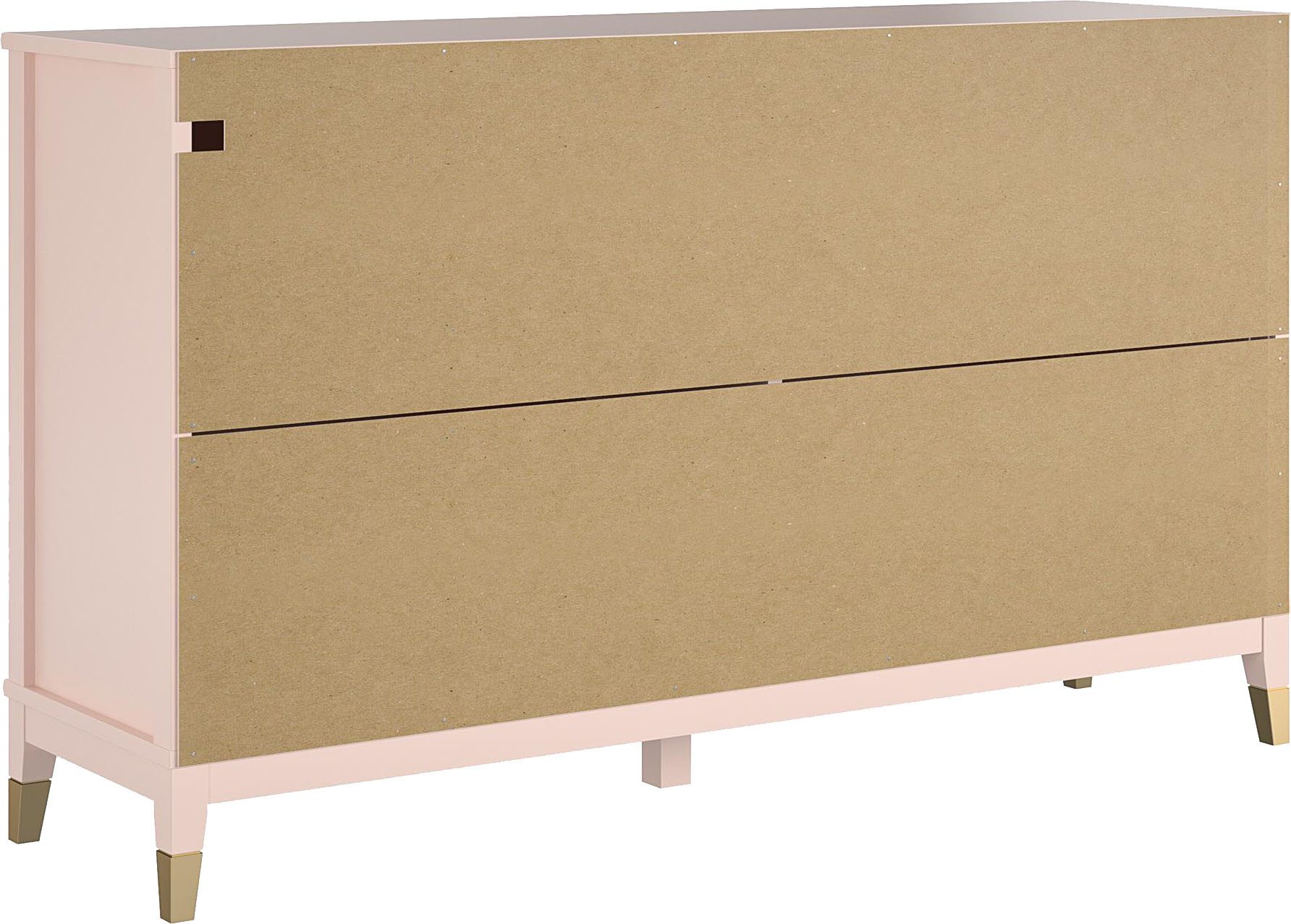 CosmoLiving by Cosmopolitan Kast Westerleigh met 6 laden, mdf, poten van massief hout, hoogte 85 cm, breedte 145 cm
