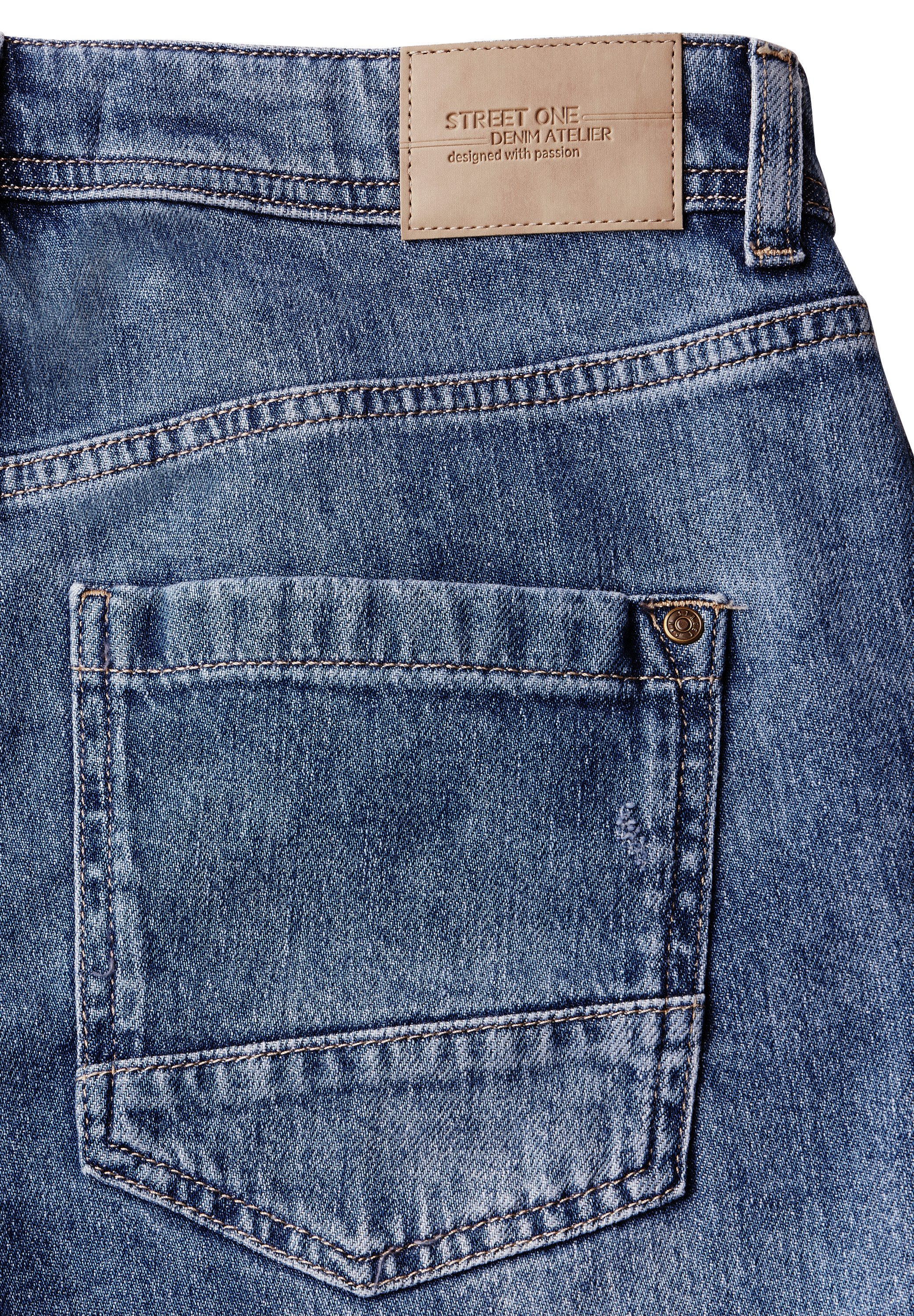 STREET ONE Boyfriendjeans in five-pocketsstijl