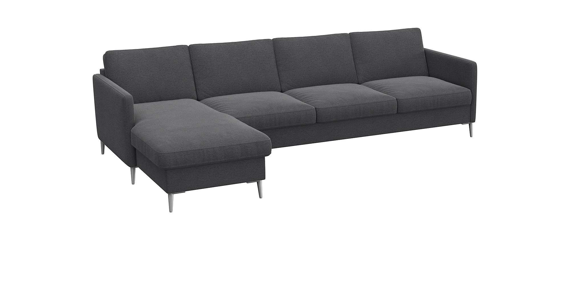 FLEXLUX Hoekbank Fiore, super zitcomfort door koudschuim in de zitting, L-vorm