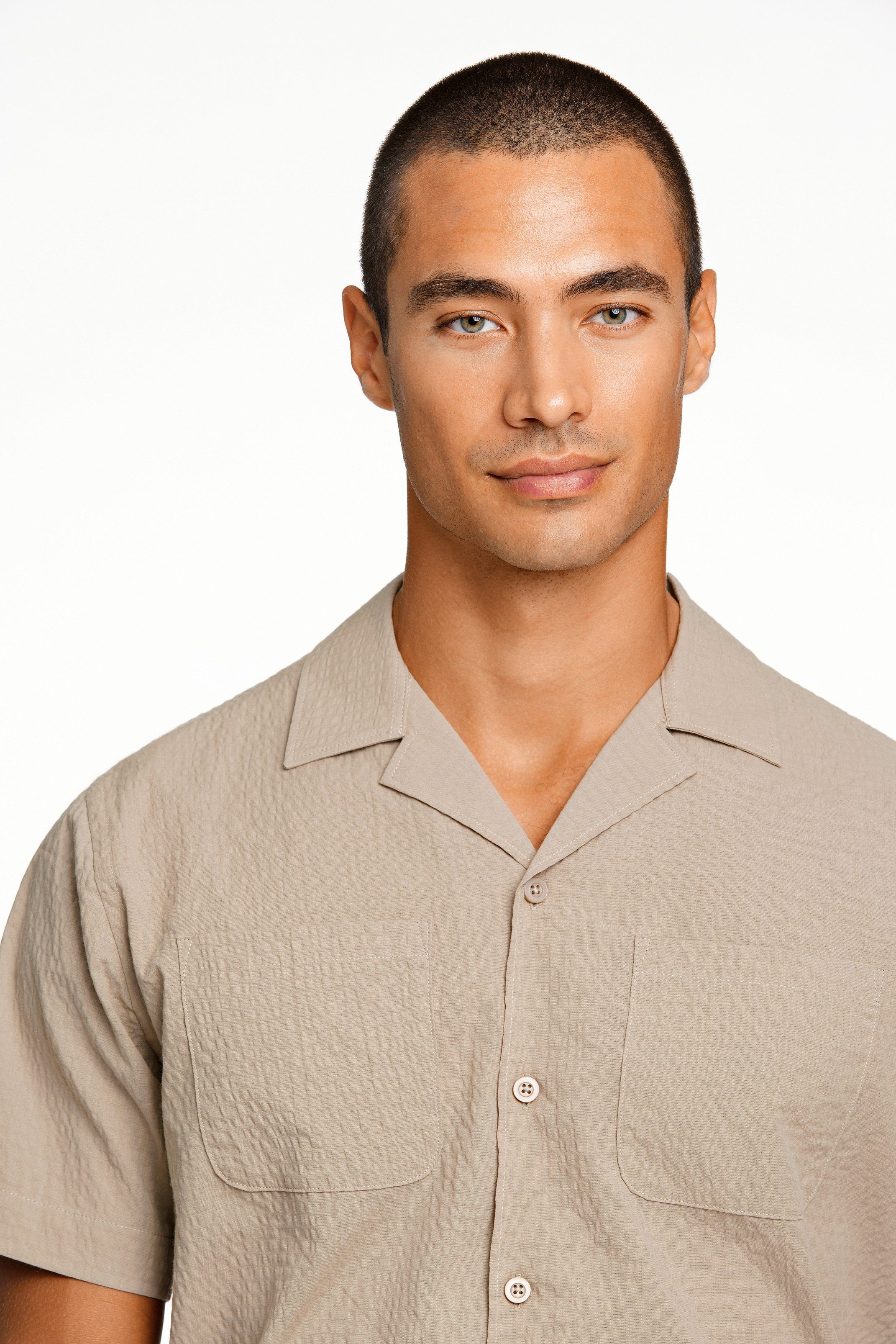 LINDBERGH Overhemd met korte mouwen Shirt+Shorts Set in set met bijpassende shorts (2-delig)