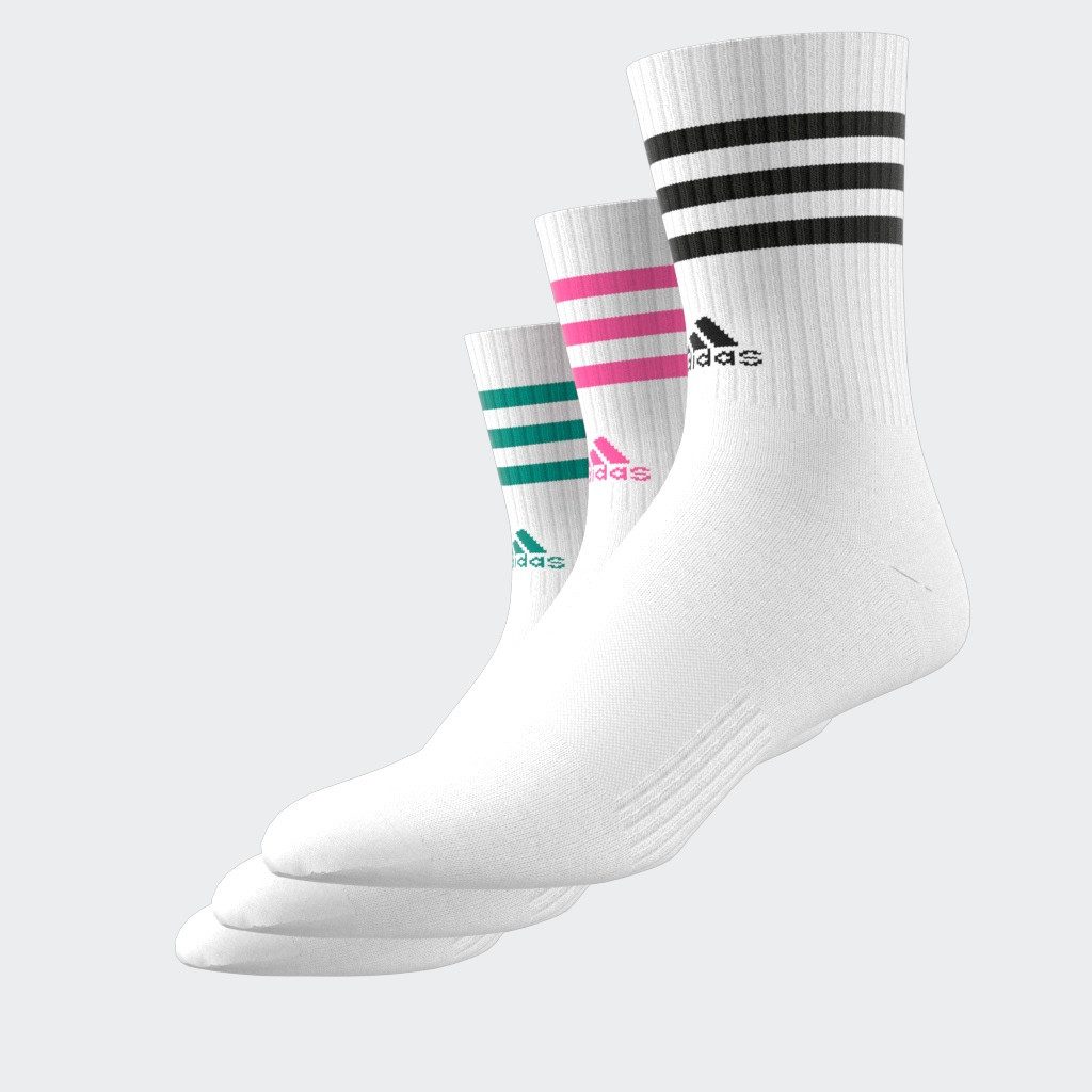 adidas Performance Functionele sokken 3-STRIPES CUSHIONED CREW SOKKEN, 3 PAAR (3 paar)