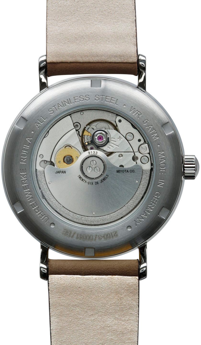 bauhaus Automatisch horloge Bauhaus Edition, Power Reserve Polshorloge, herenhorloge, datum, Made in Germany