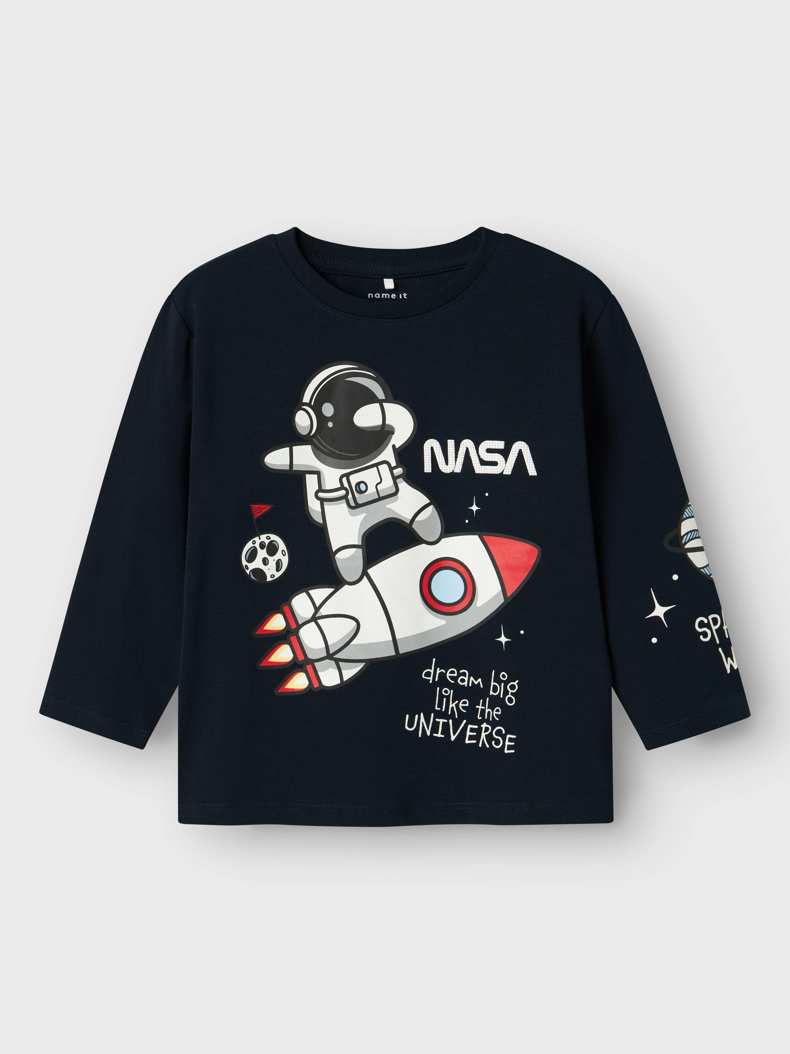 Name It Shirt met lange mouwen NMMDALUM NASA LS NREG TOP NAS