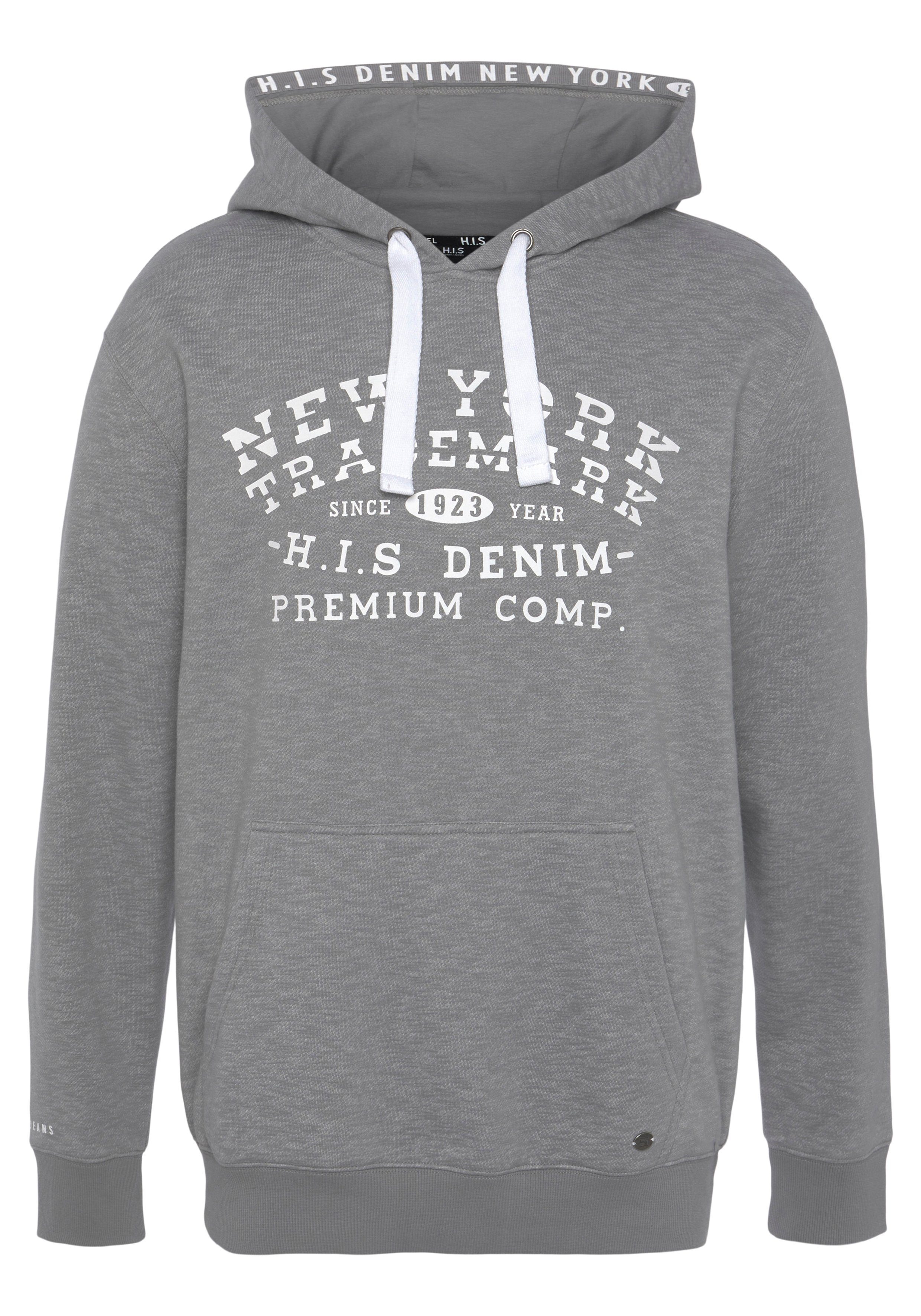 H.I.S Hoodie Lange mouwen, losse pasvorm, met print, capuchon