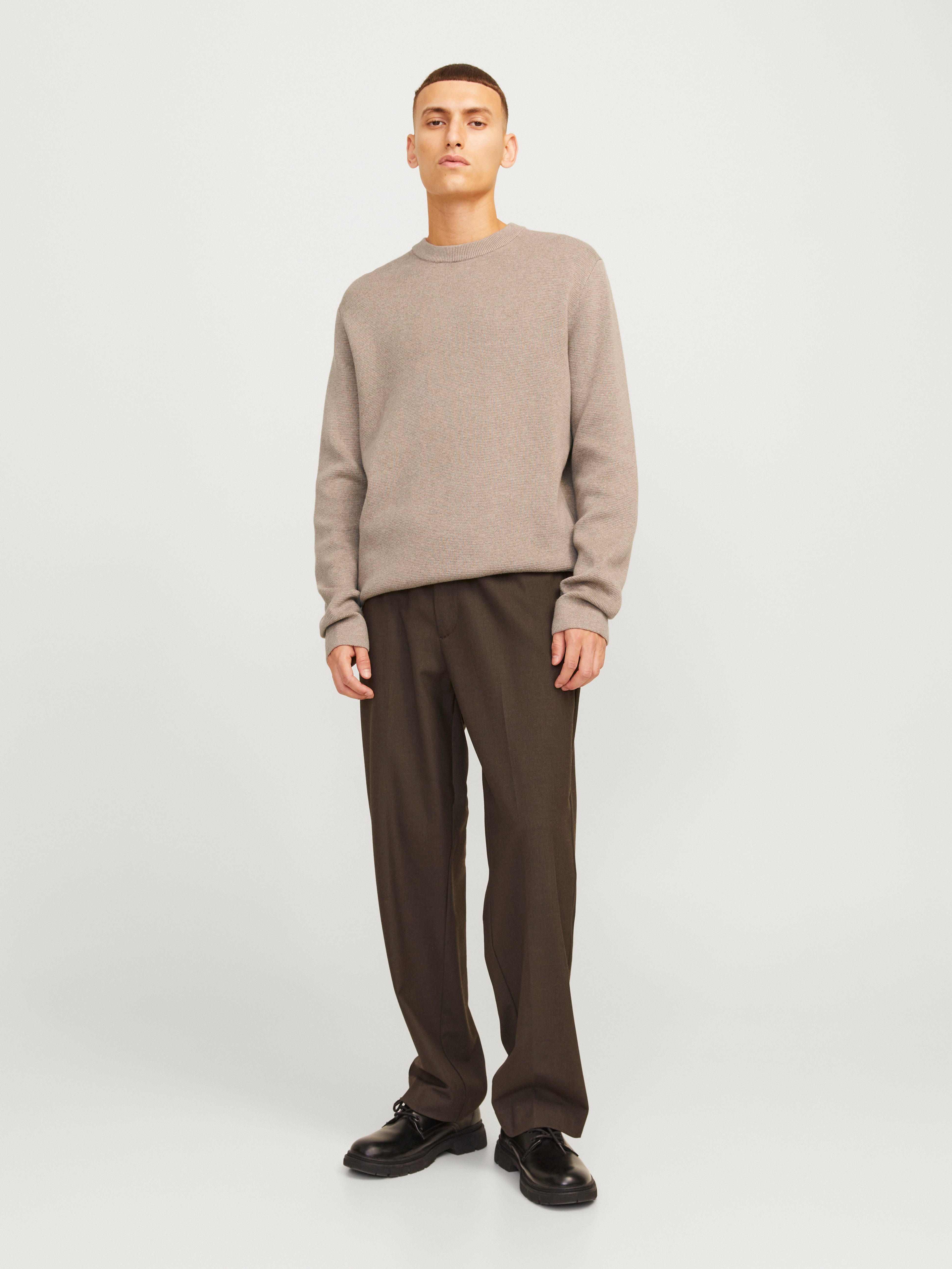 Jack & Jones Gebreide trui JPRBLAMILANO STITCH KNIT CREW NECK SN