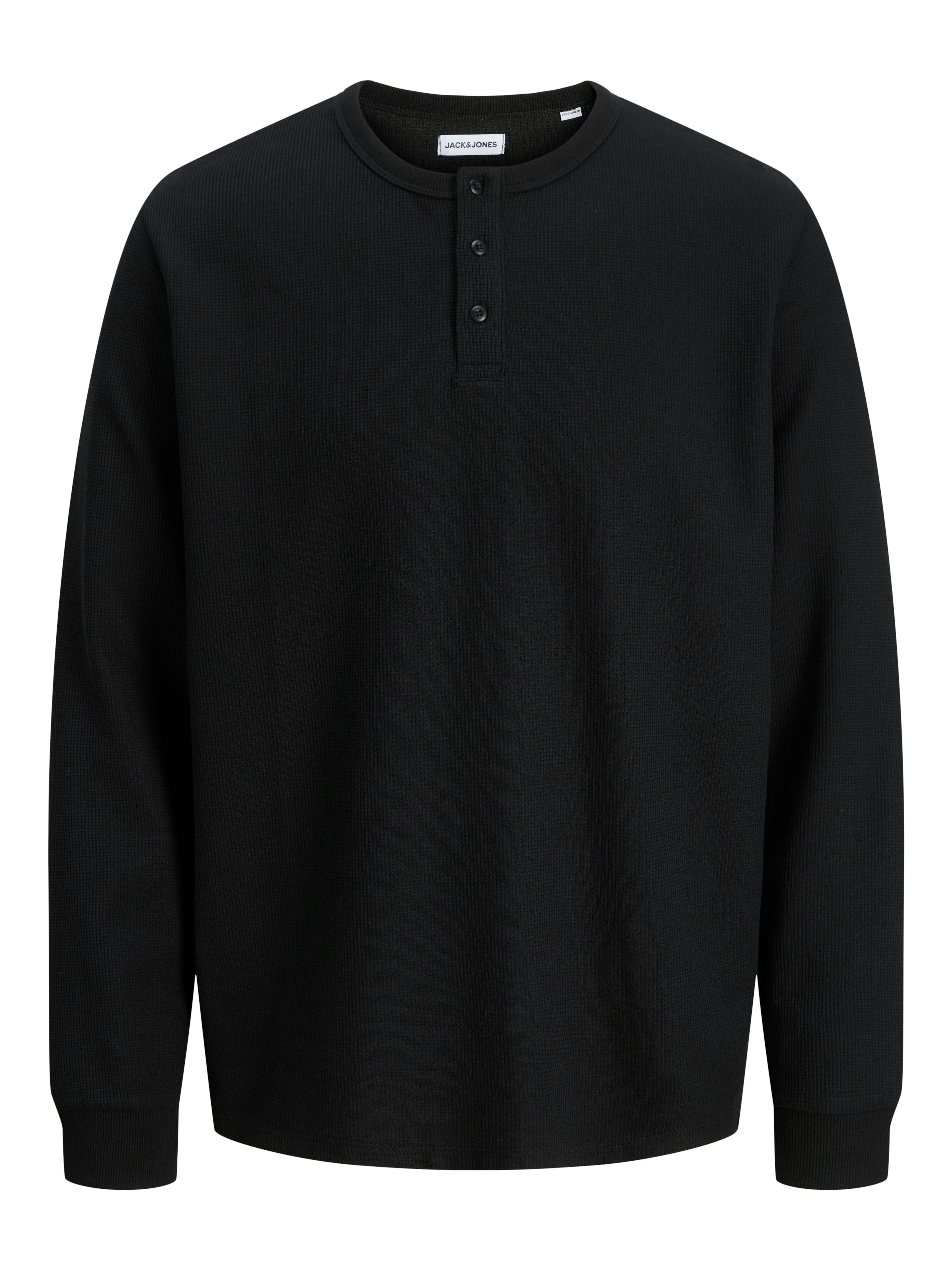 Jack & Jones Shirt met lange mouwen JJEDOVER HENLEY LS TEE NOOS