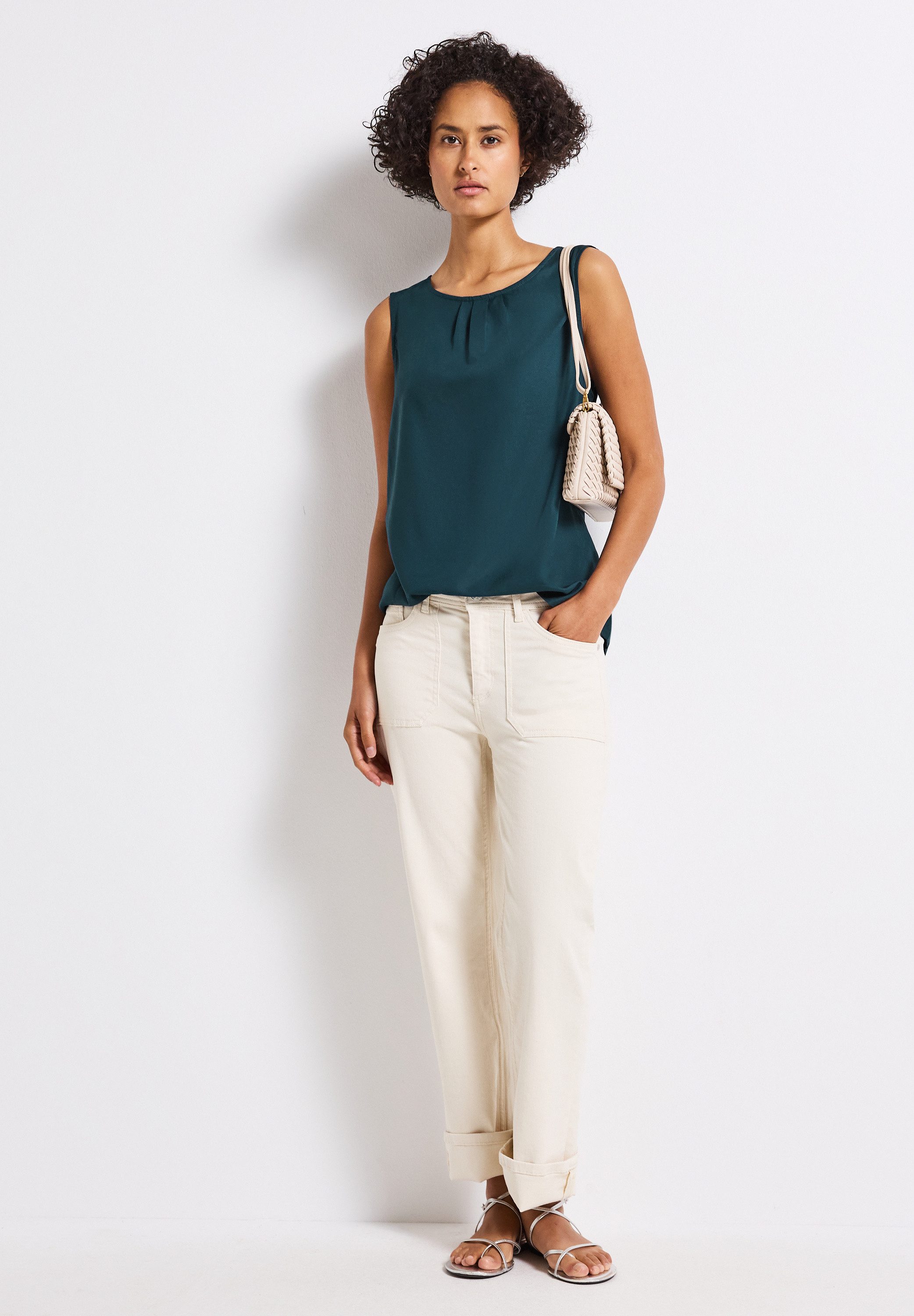 STREET ONE Top met ruches