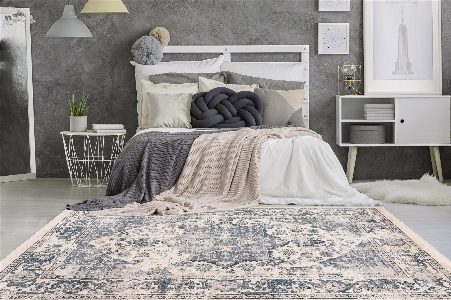 aRTE ESPINA Vloerkleed Palace 700 Soft touch, vintage-ontwerp, subtiele kleuren