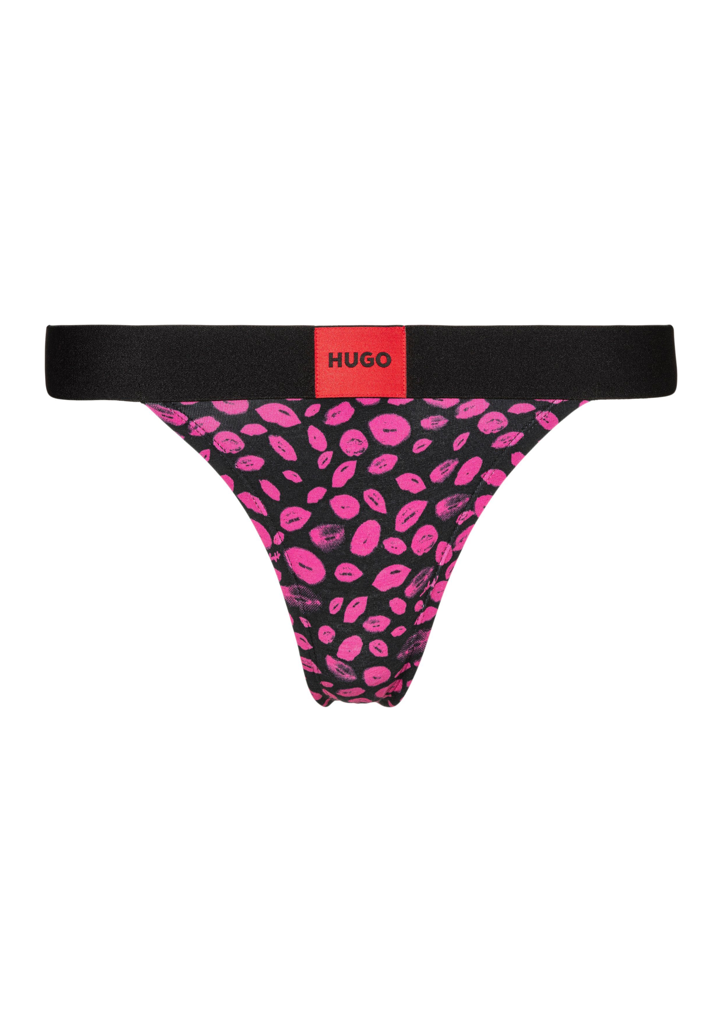 HUGO underwear String RL DESIGN met hugo logo aan de tailleband