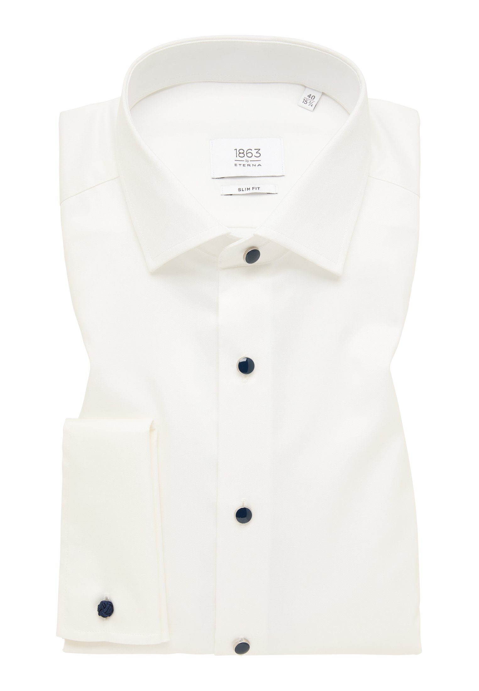 Eterna Overhemd met lange mouwen Slim fit NON IRON (strijkvrij)