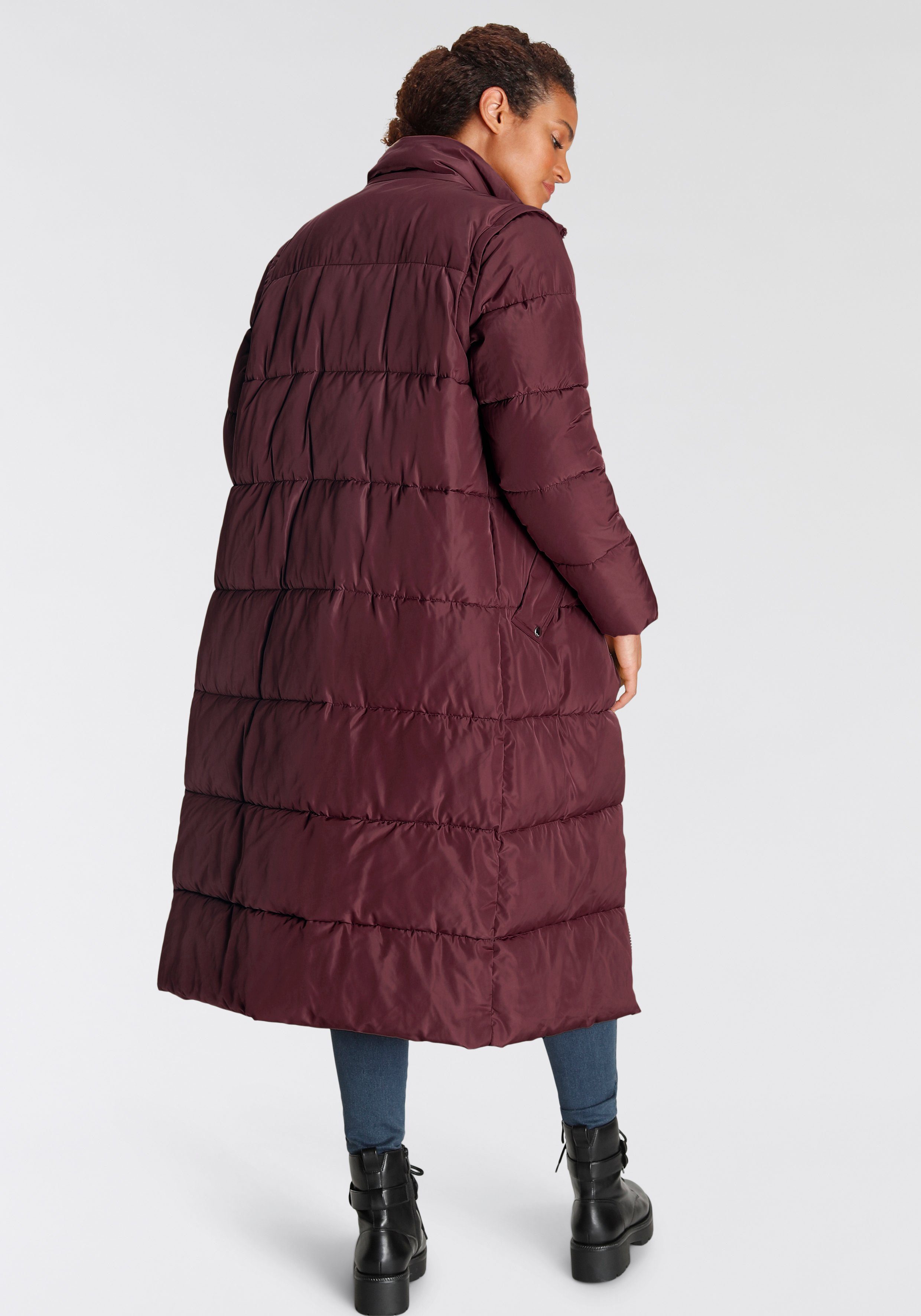 Only Gewatteerde jas ONLIRINA X-LONG 2IN1 PUFFER OTW