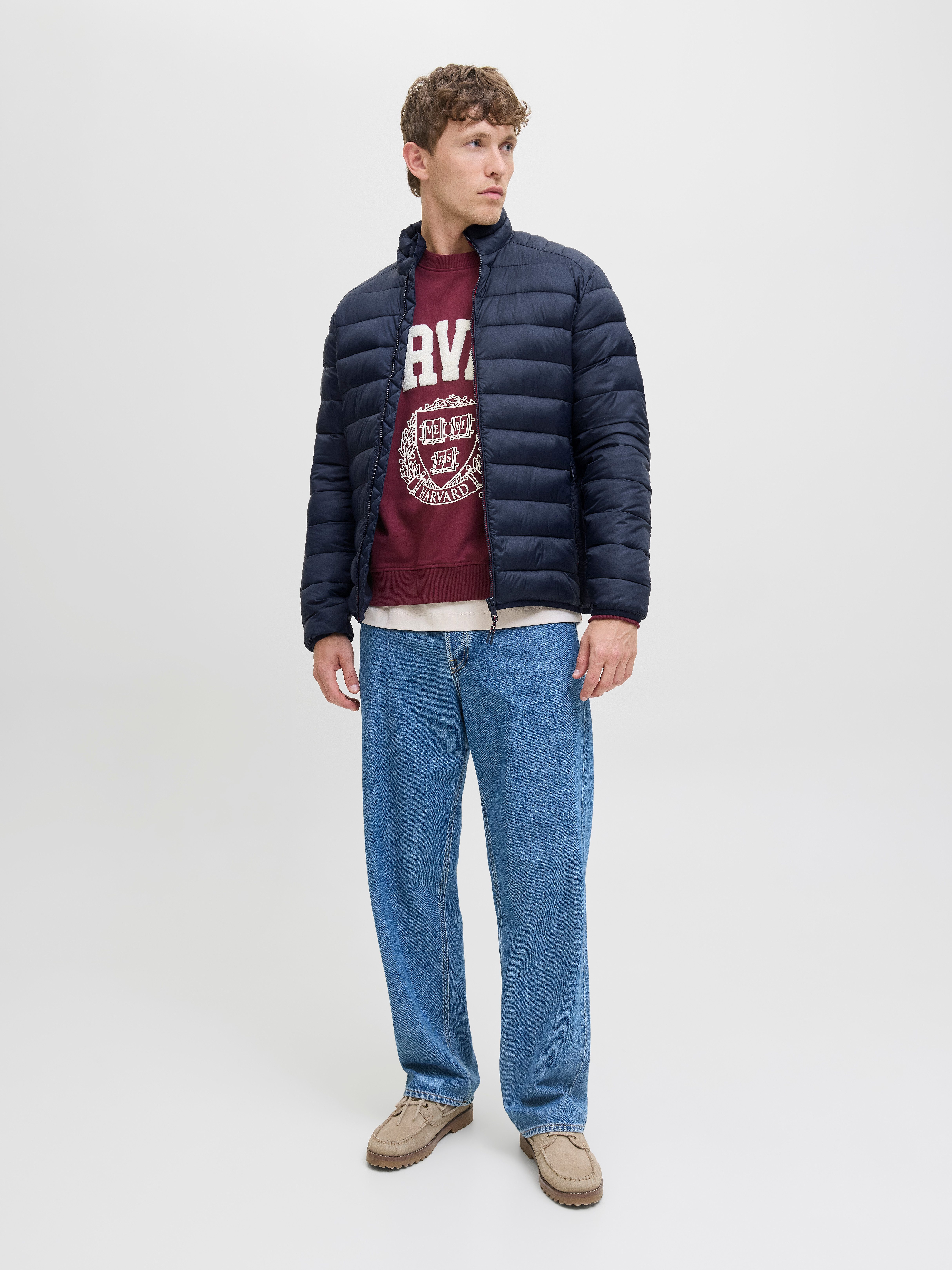 Jack & Jones Gewatteerde jas JJEBRADLEY LIGHT PUFFER COLLAR NOOS