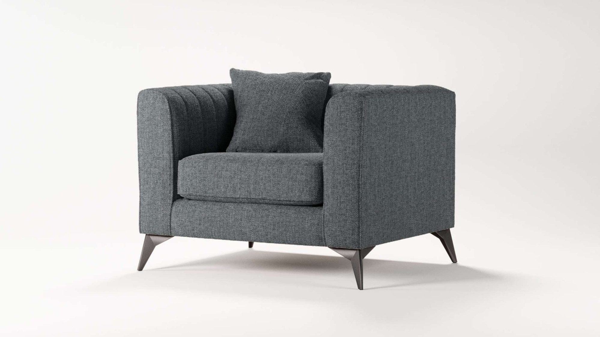 Places of Style Fauteuil MATTHEW loungestoel, afmetingen B/D/H: 99/86/74 cm