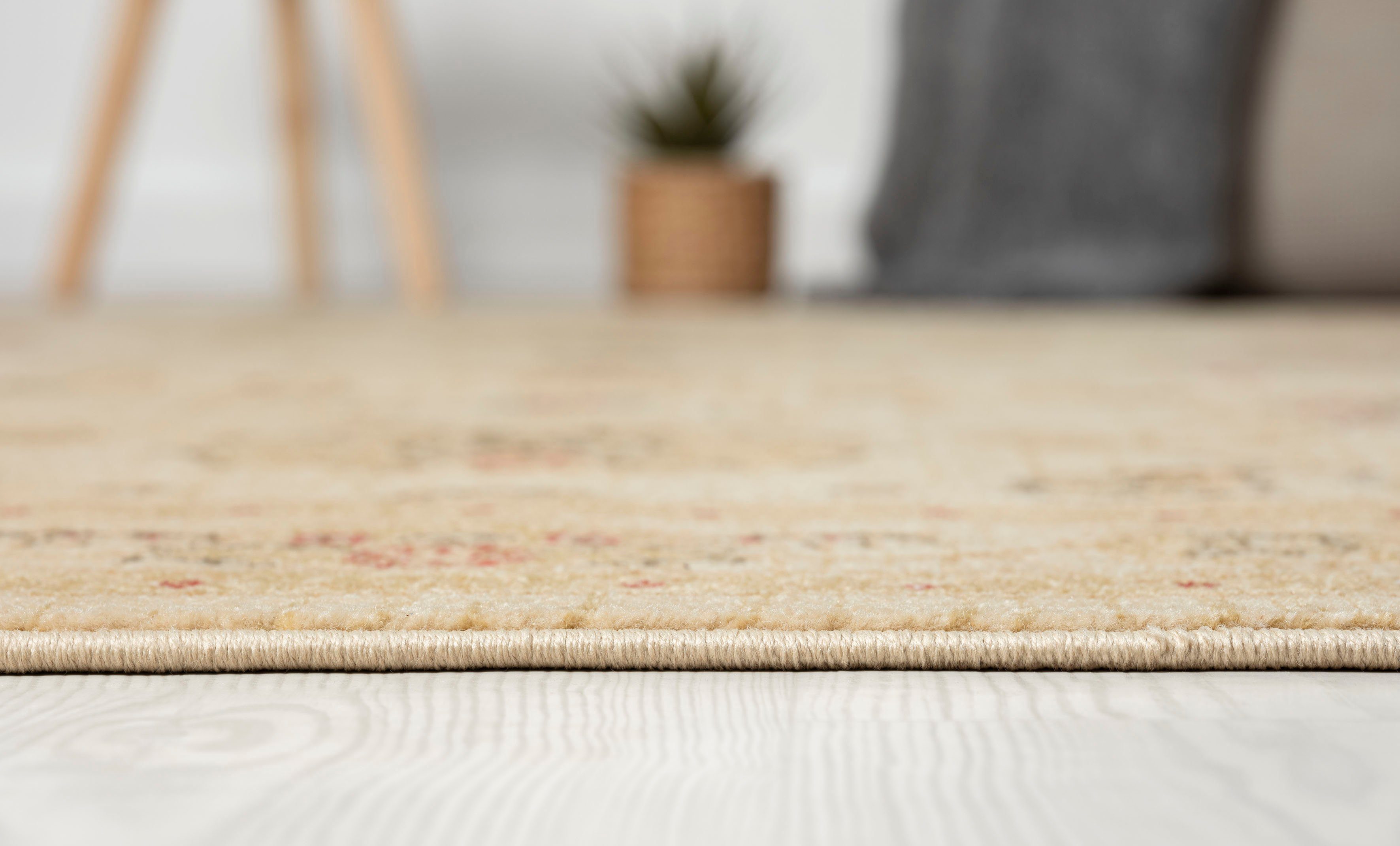 Myflair Möbel & Accessoires Vloerkleed Maryam 4 Kortpolig, oosters uiterlijk, edele glans, met franjes, bijzonder zacht