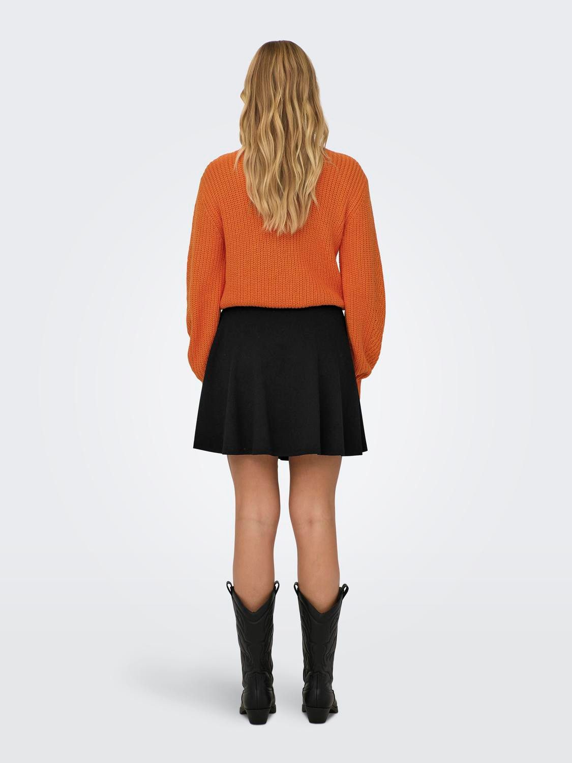 Only Skaterrok ONLSANIA BUTTON SKATER SKIRT CS JRS