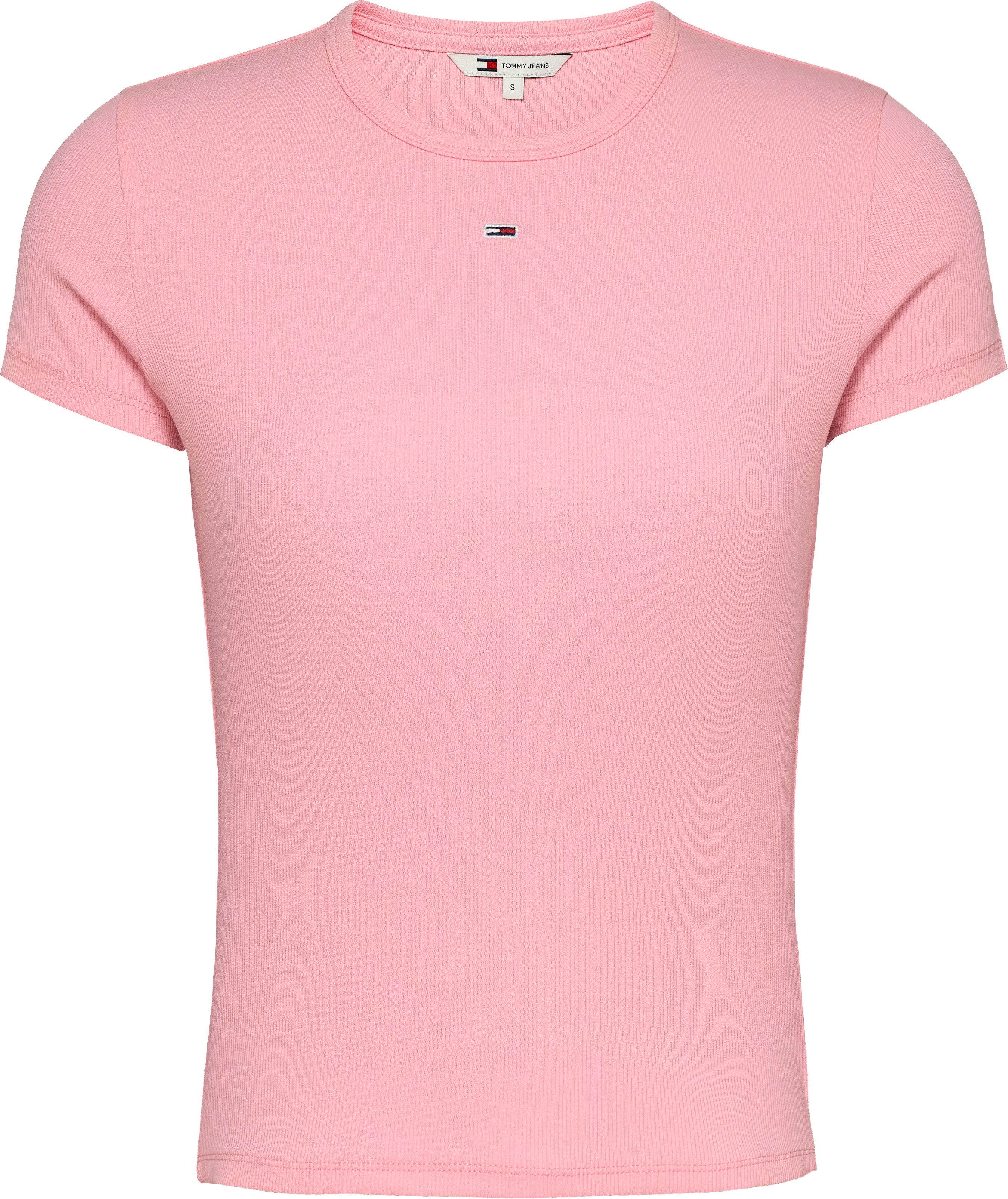 TOMMY JEANS T-shirt TJW SLIM ESSENTIAL RIB SS