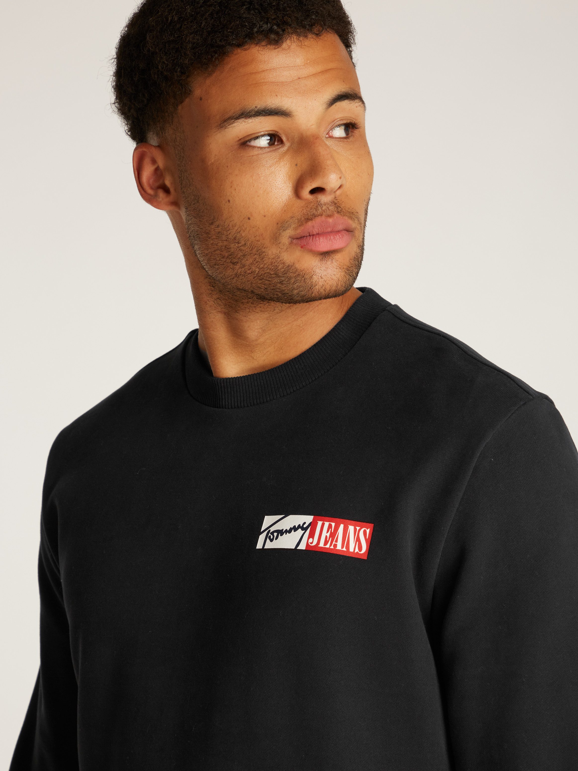 Tommy Jeans Plus Sweatshirt TJM REG ENTRY GRAPHIC CREW EXT