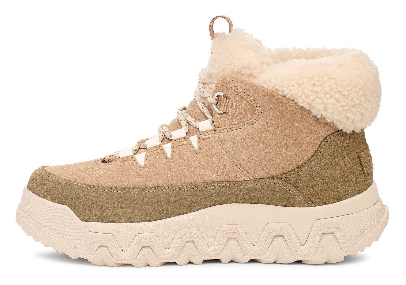 UGG Winterlaarzen TERRE TRAIL COZY LACE Plateaboots, winterlaarzen met gevoerde schacht