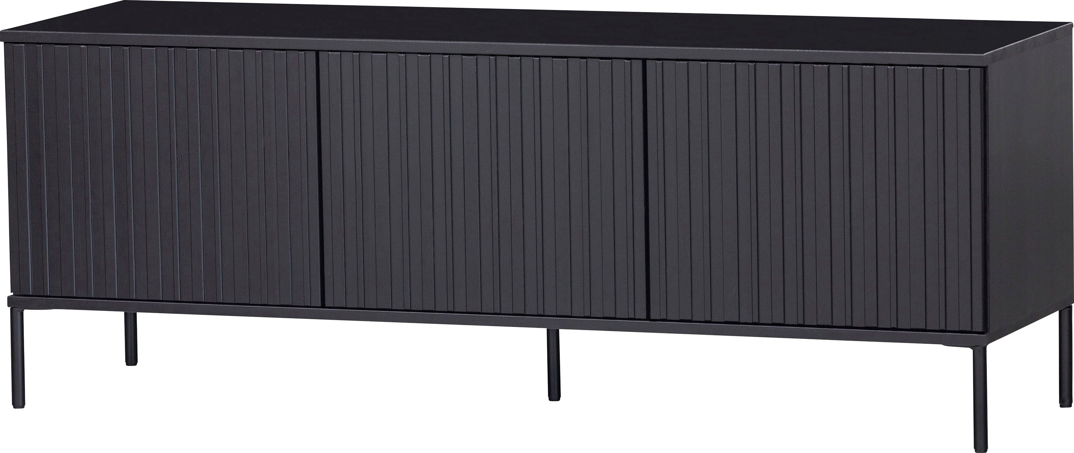 WOOOD Dressoir New Gravure, TV-commode, breedte 100 cm of 150 cm Commode hoogte 56 cm, met grafische reliëfdeuren, veel opbergruimte