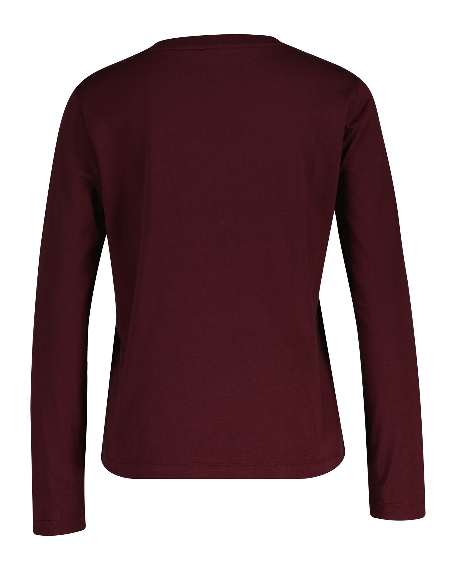 Gant Shirt met lange mouwen REG SHIELD LS T-SHIRT klein logoborduursel op borsthoogte