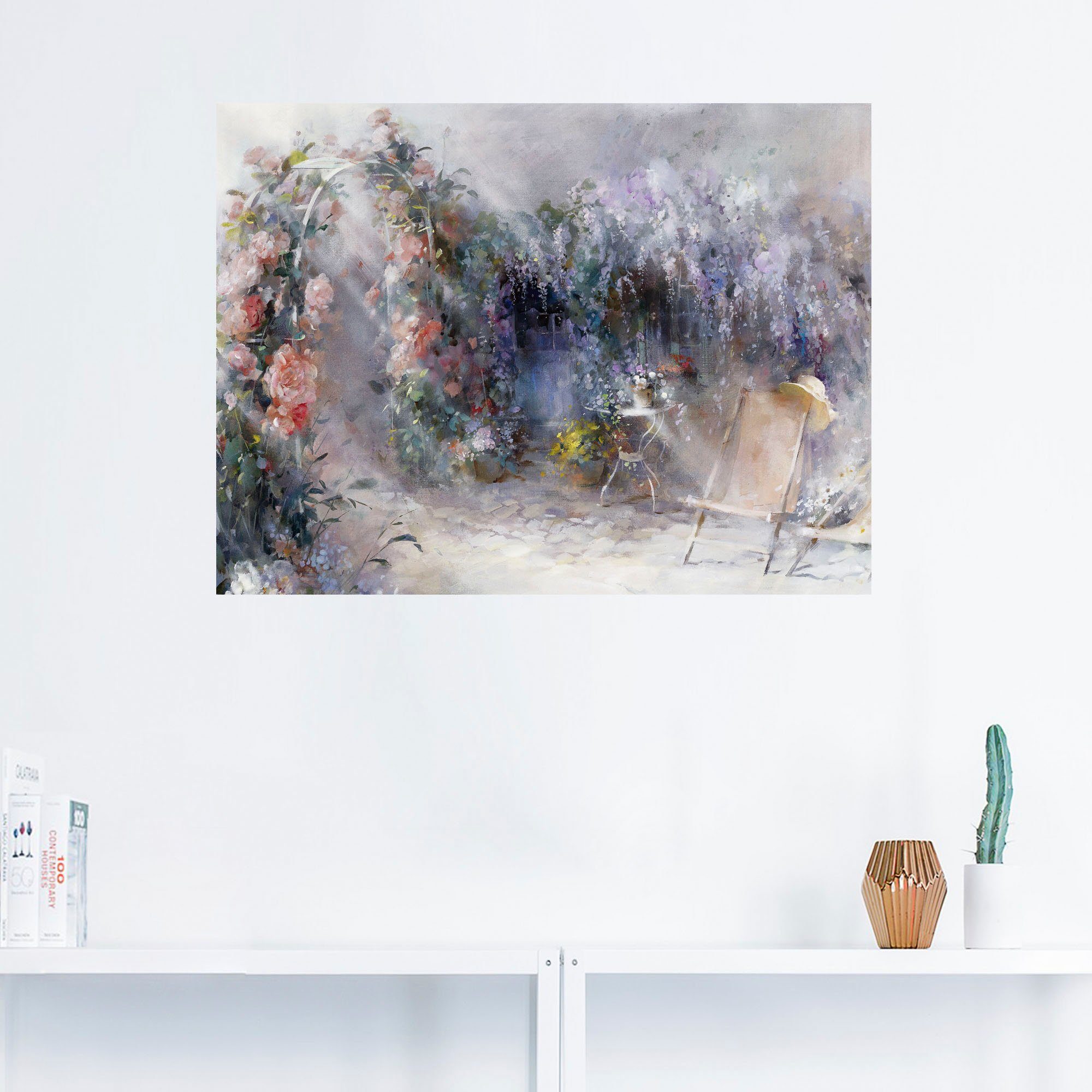 Artland Artprint Rozen en seringen als artprint op linnen, poster, muursticker in verschillende maten