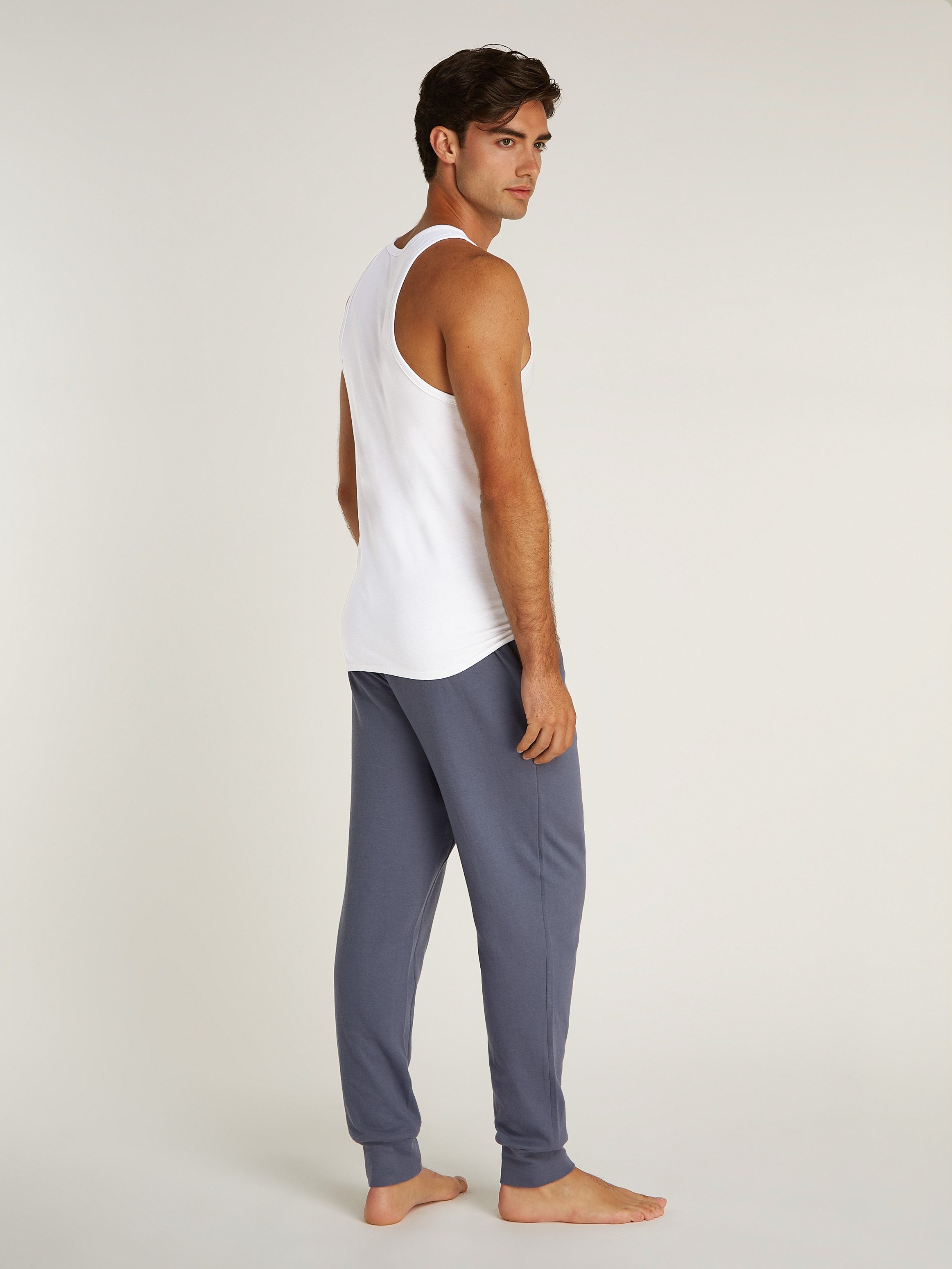 Calvin Klein T-shirt TANK 3PK met logo aan de zoom (3-delig, Set van 3)